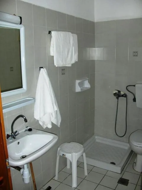 Bathroom in Achillion Hotel