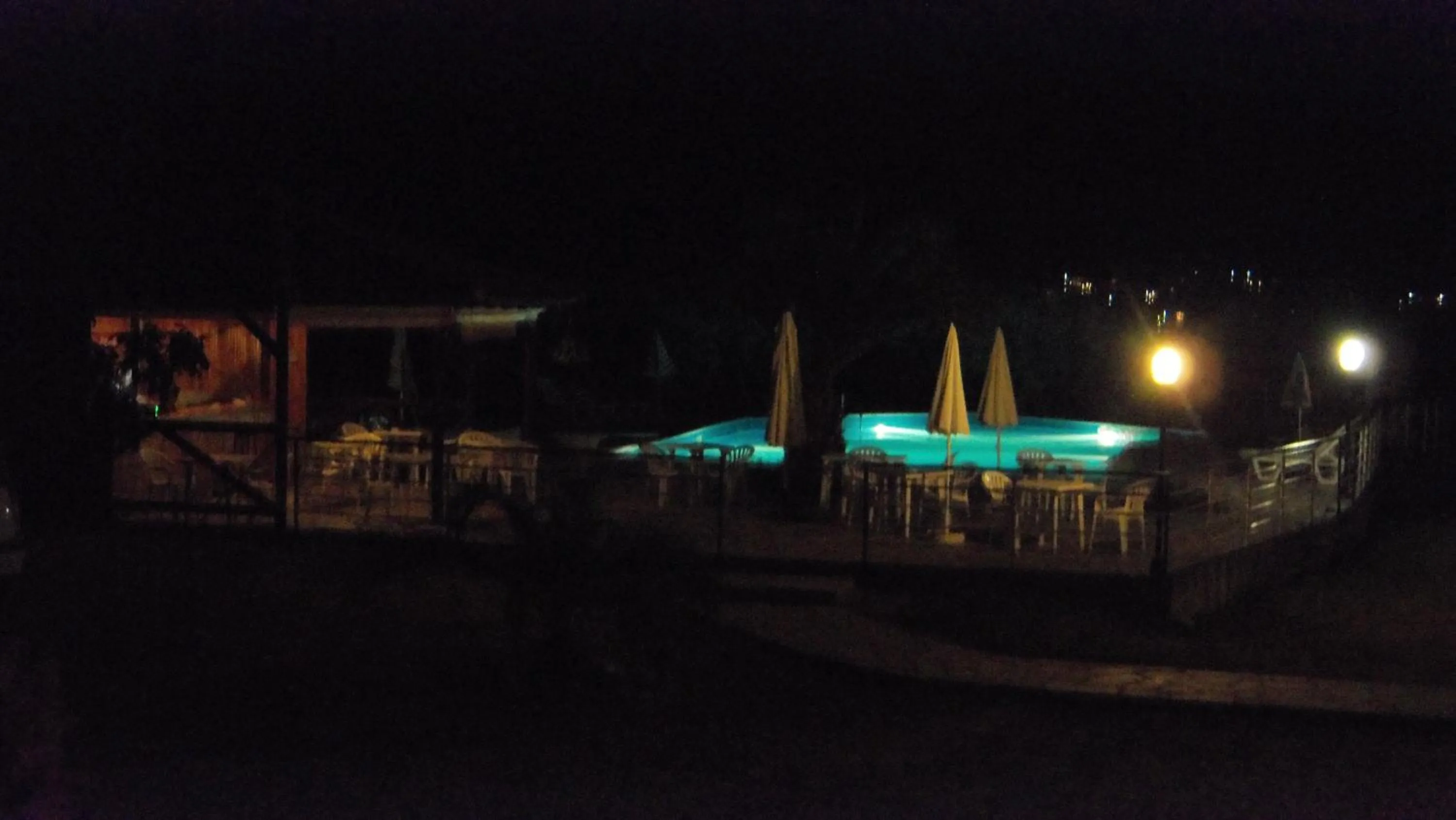 Pool view in Achillion Hotel