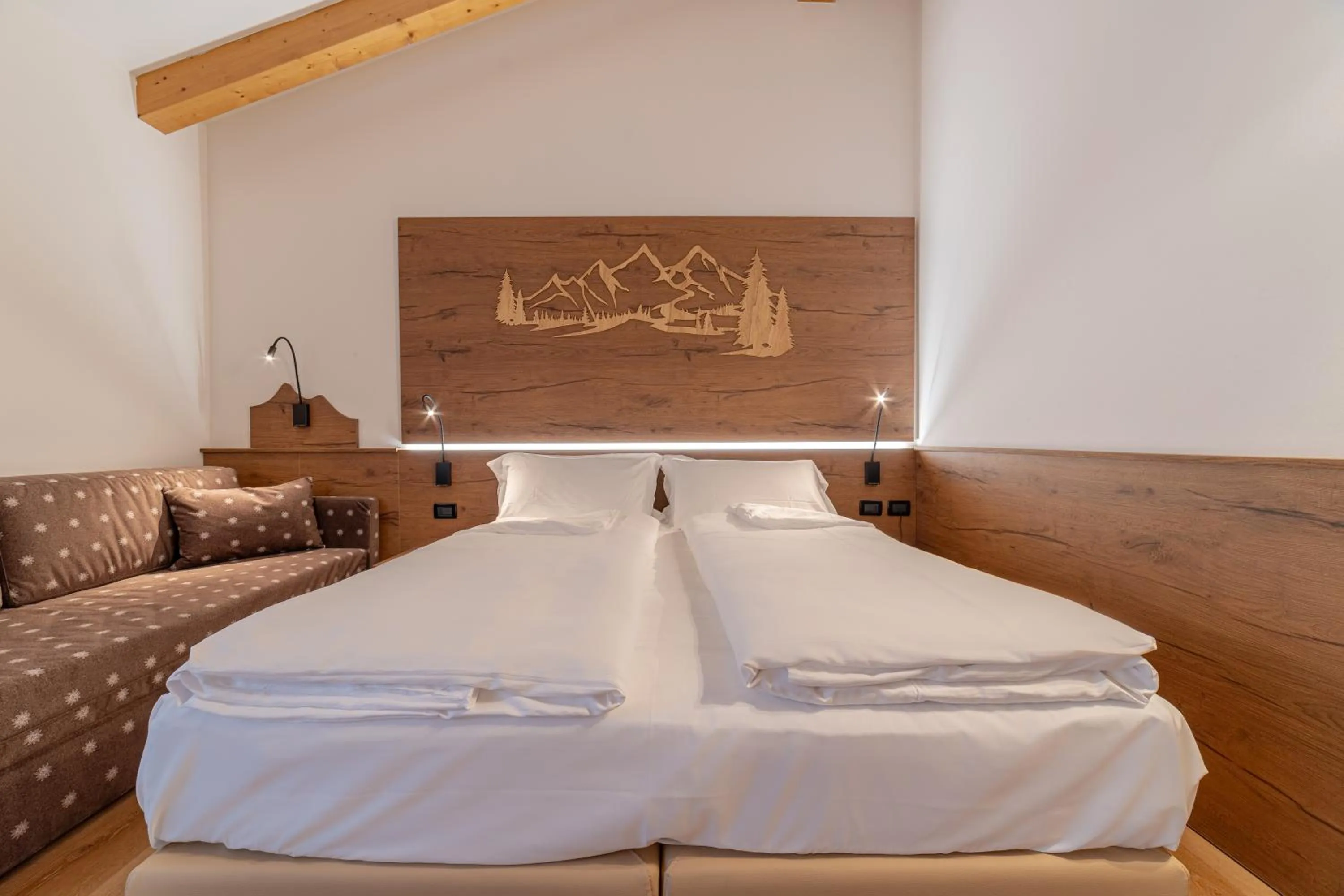 Bed in Pineta Pastry Hotel