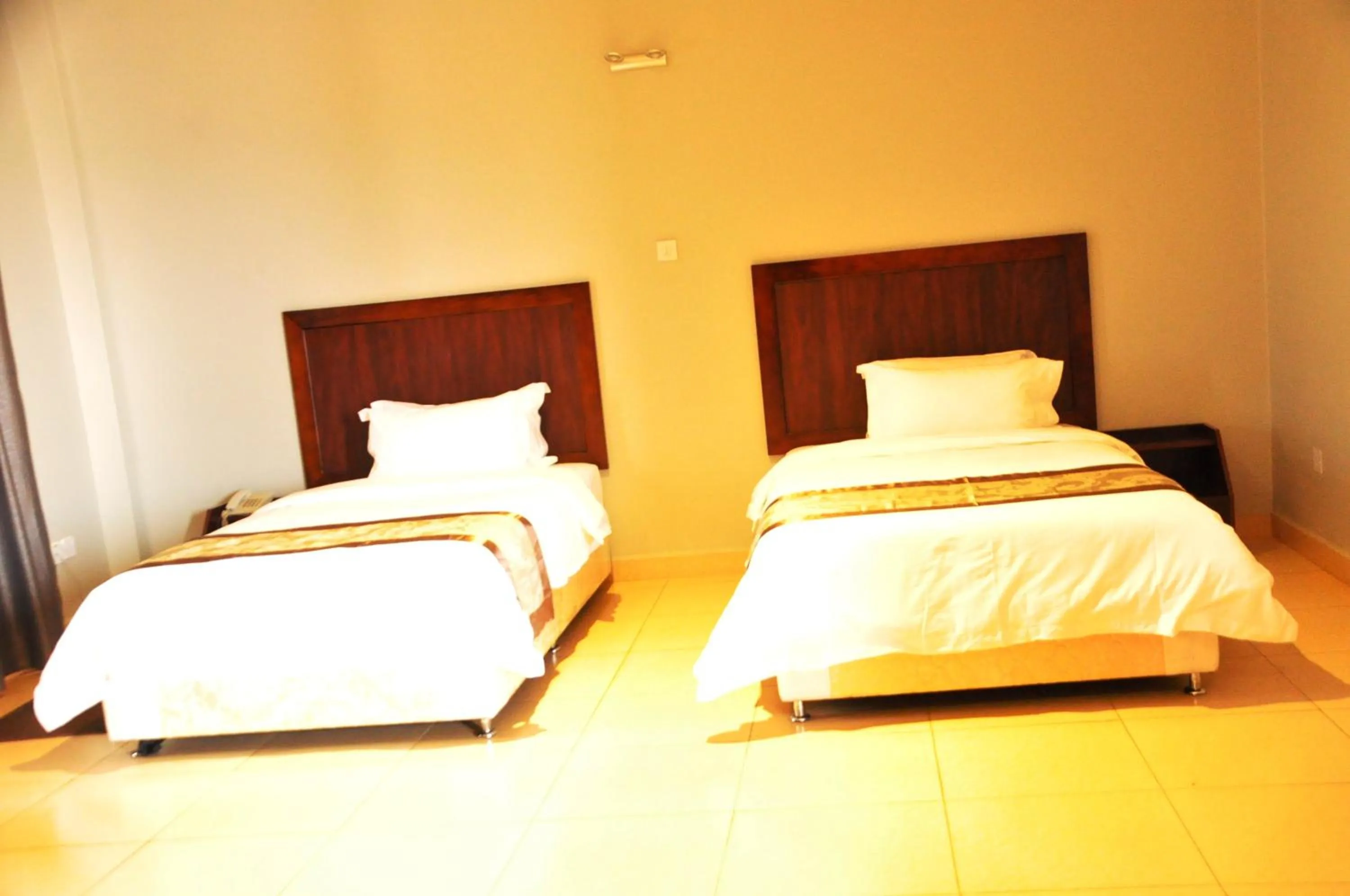 Bed in Easy View Hotel Mbarara