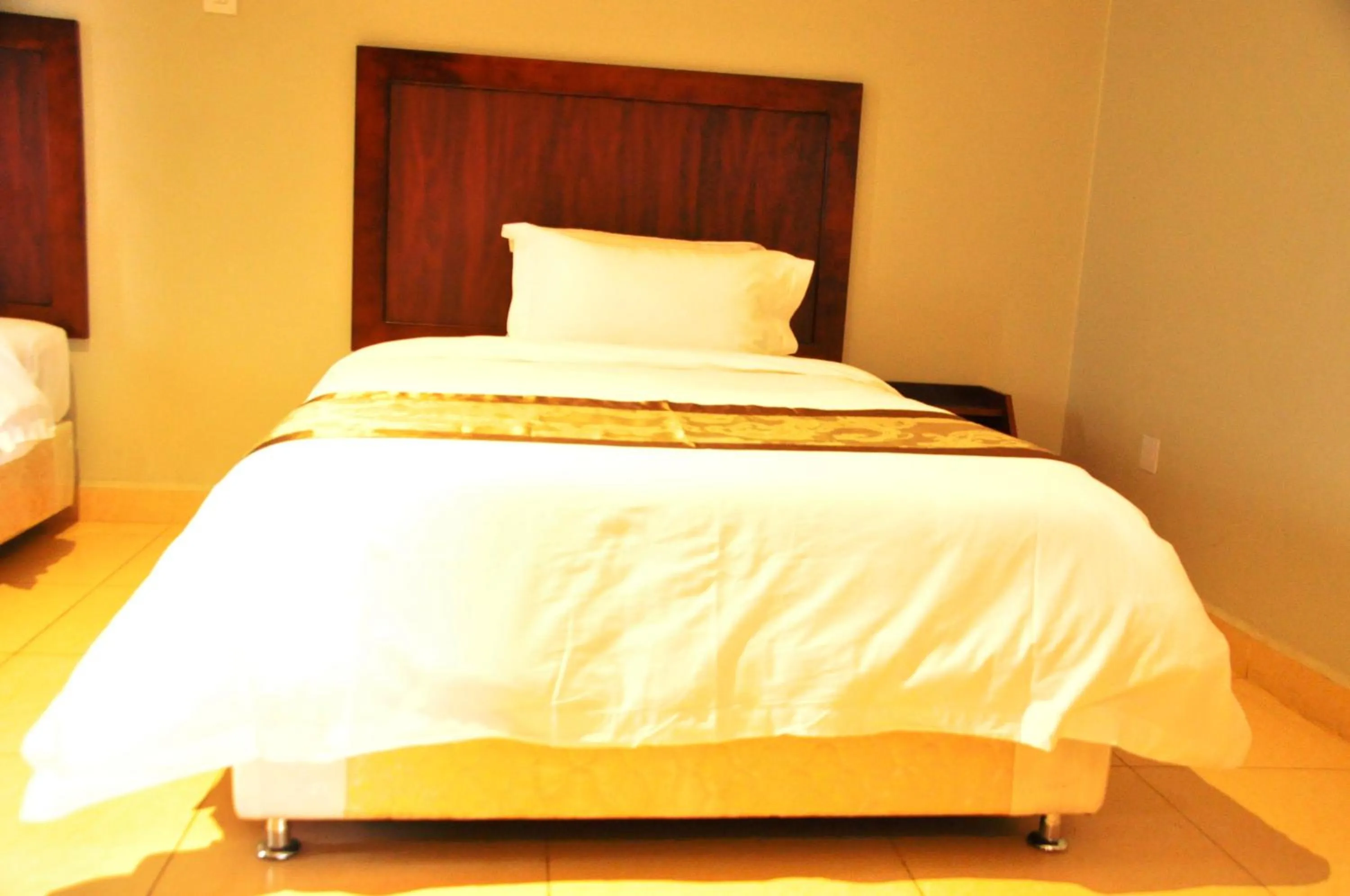 Bed in Easy View Hotel Mbarara