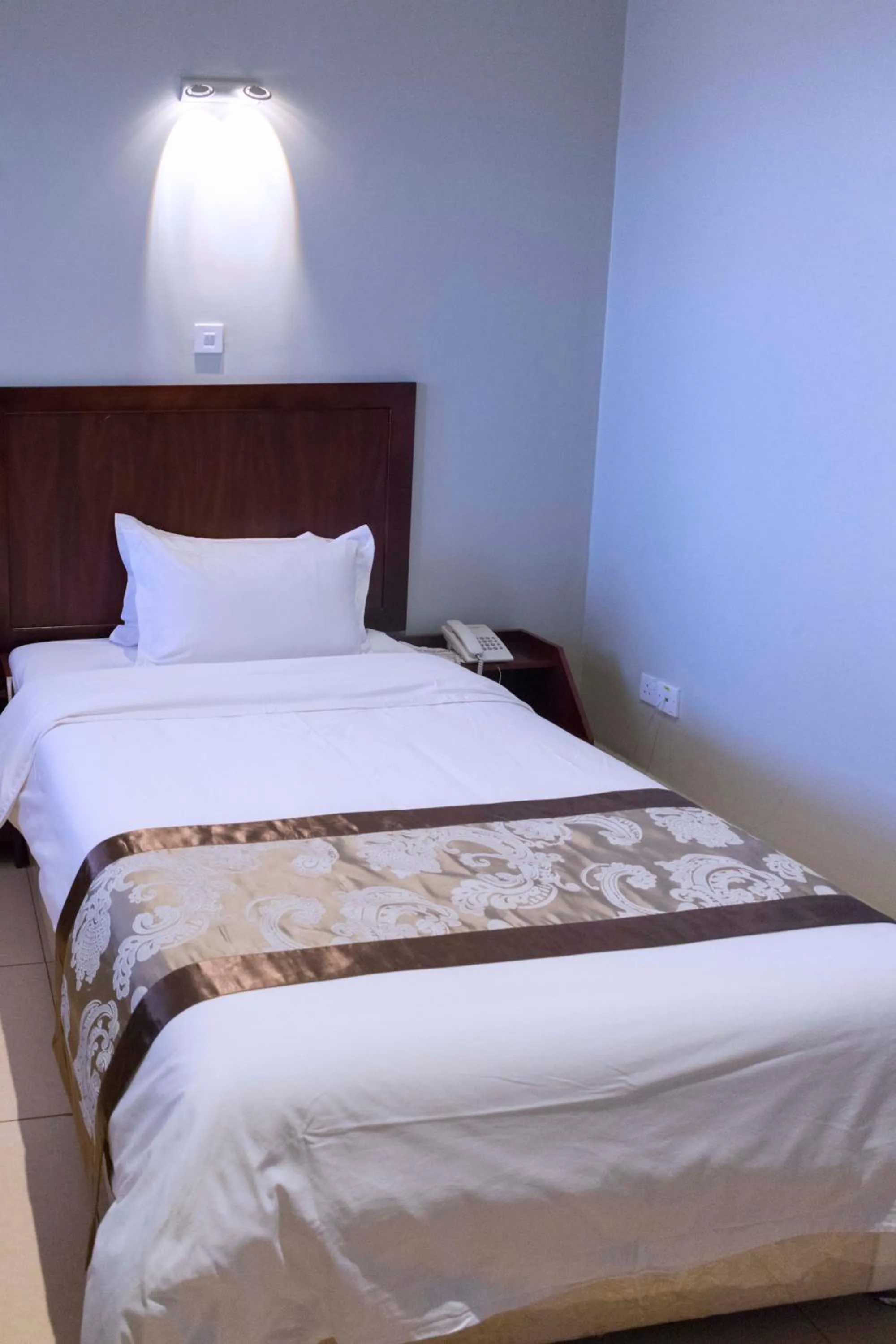 Bed in Easy View Hotel Mbarara