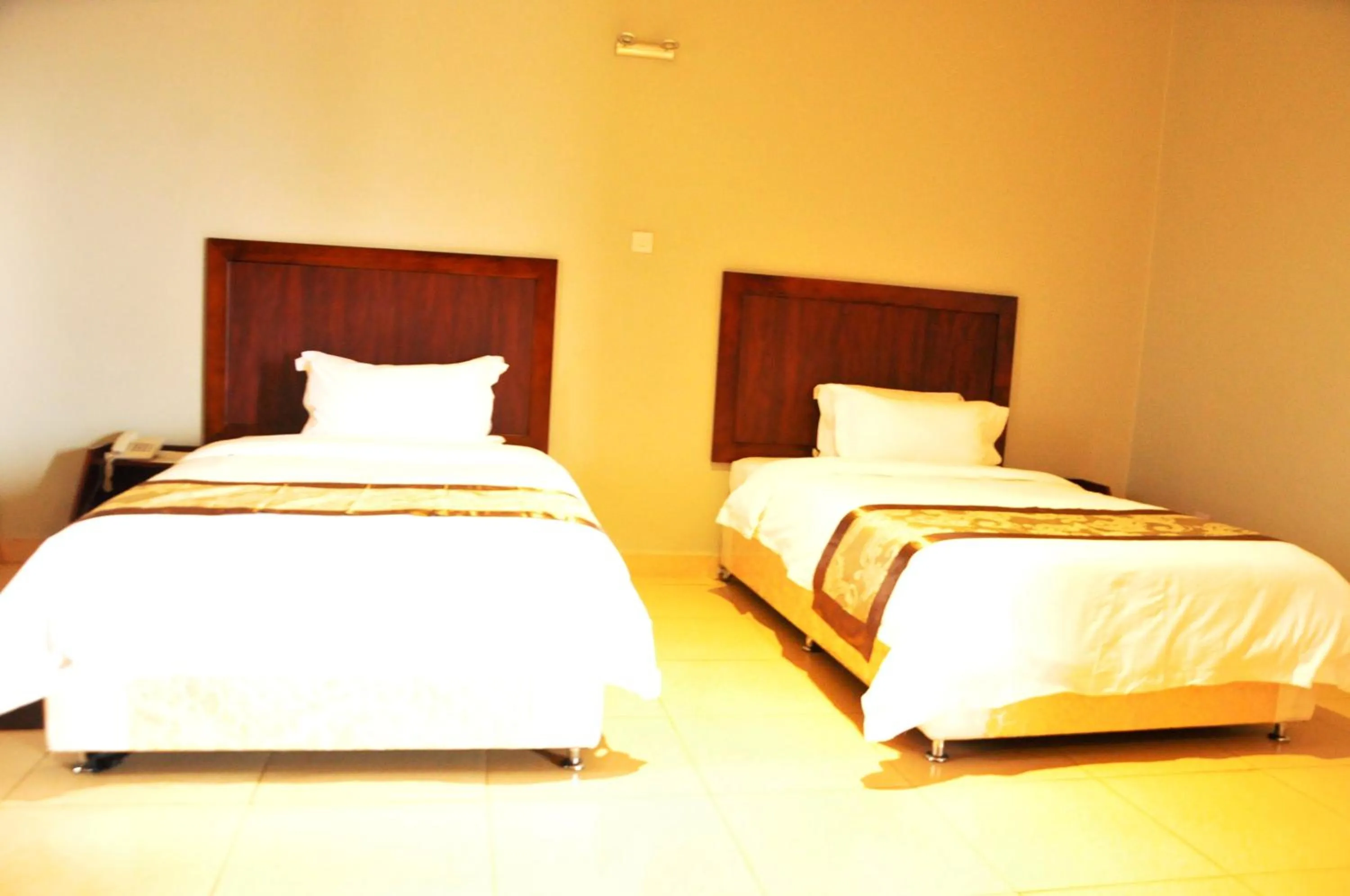 Bed in Easy View Hotel Mbarara