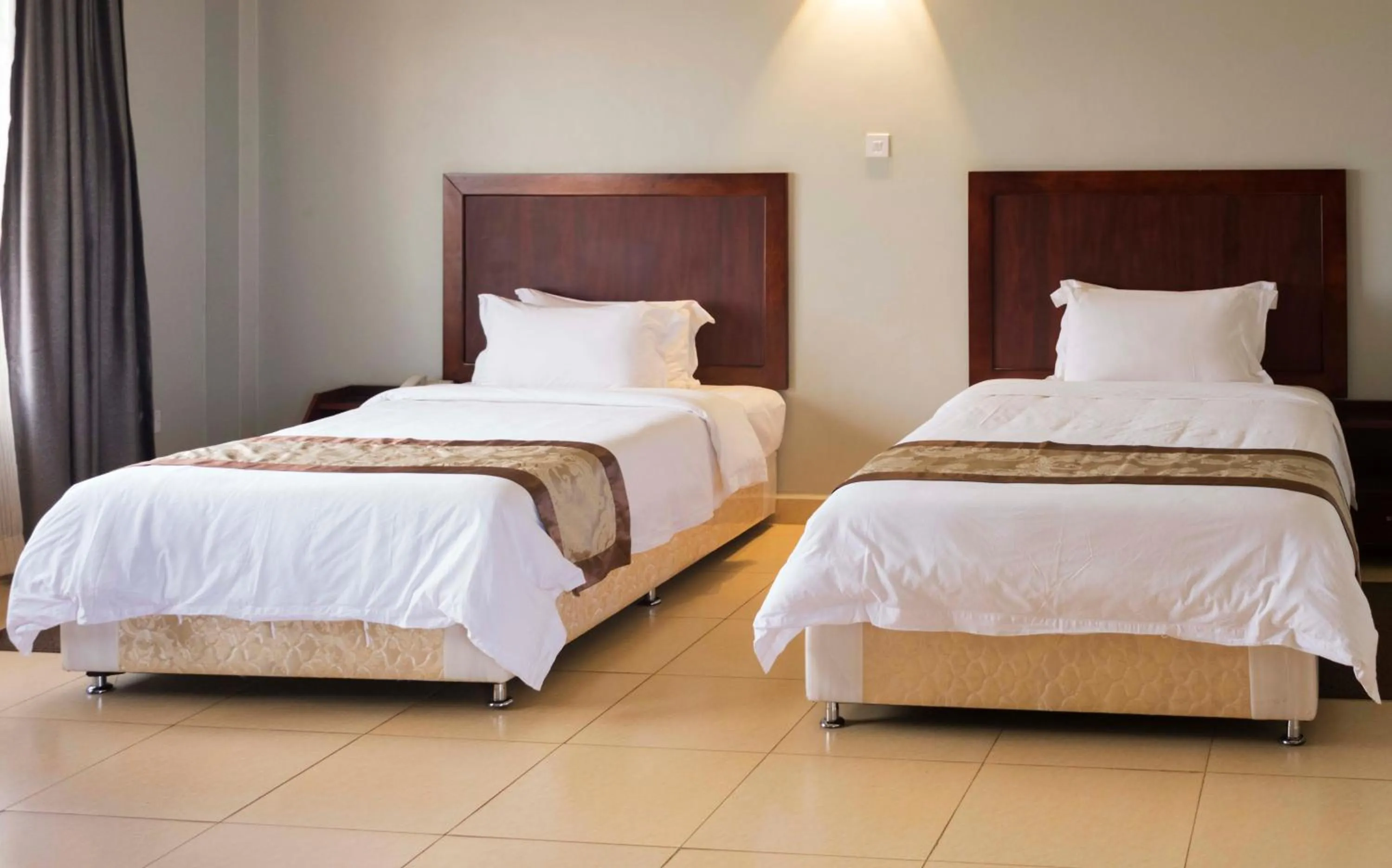 Bed in Easy View Hotel Mbarara