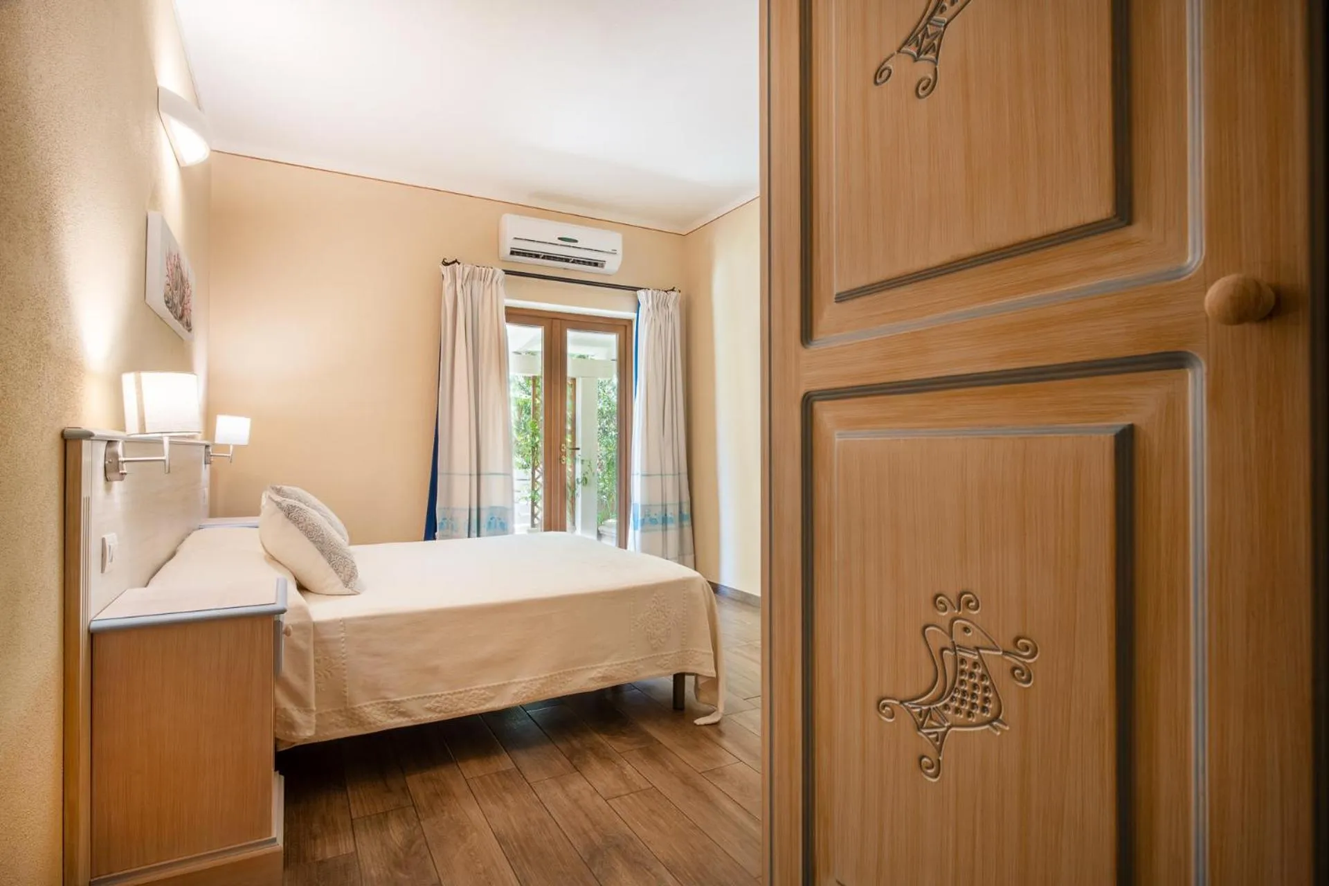 Bed in Hotel Lu Pitrali