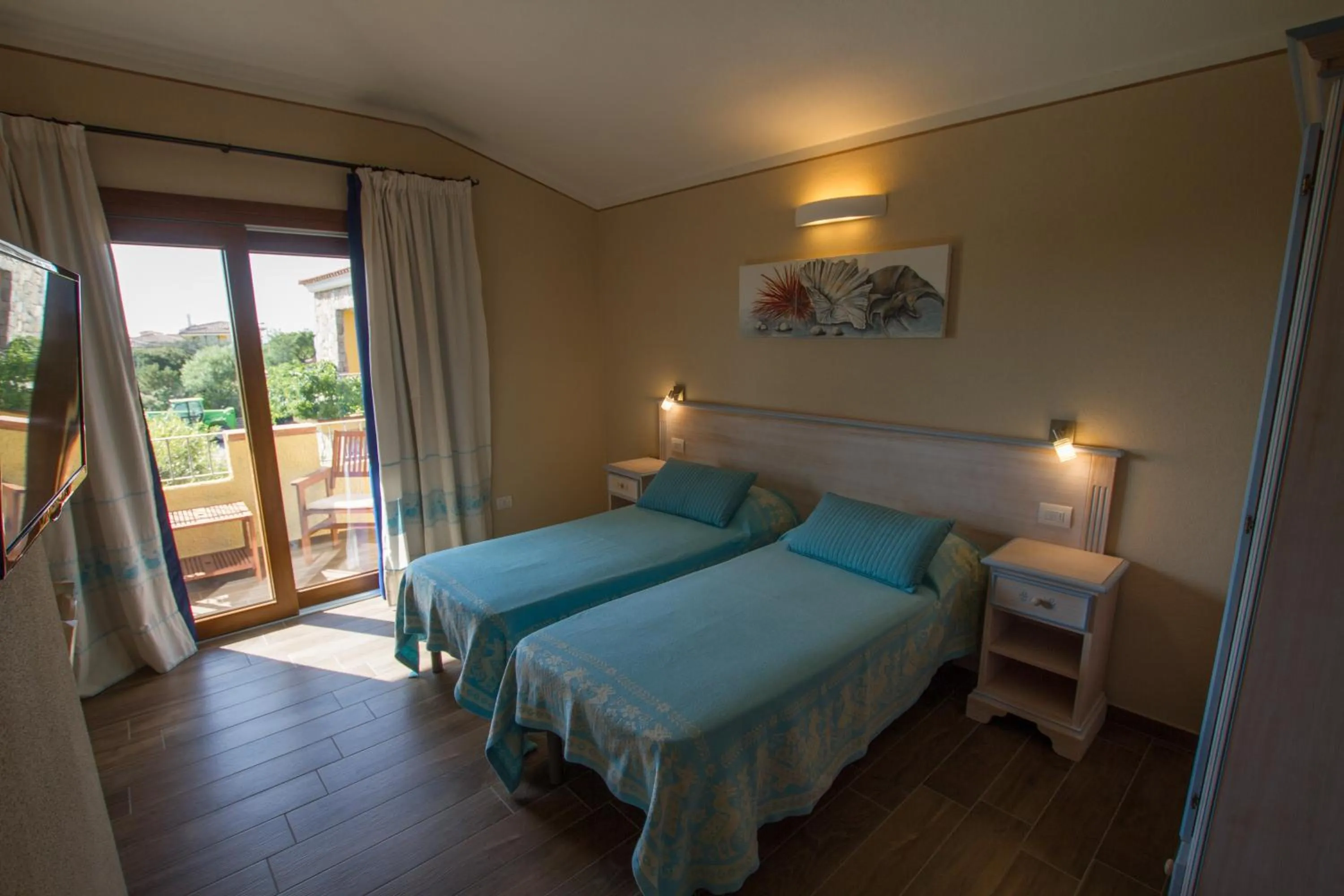 Bed in Hotel Lu Pitrali