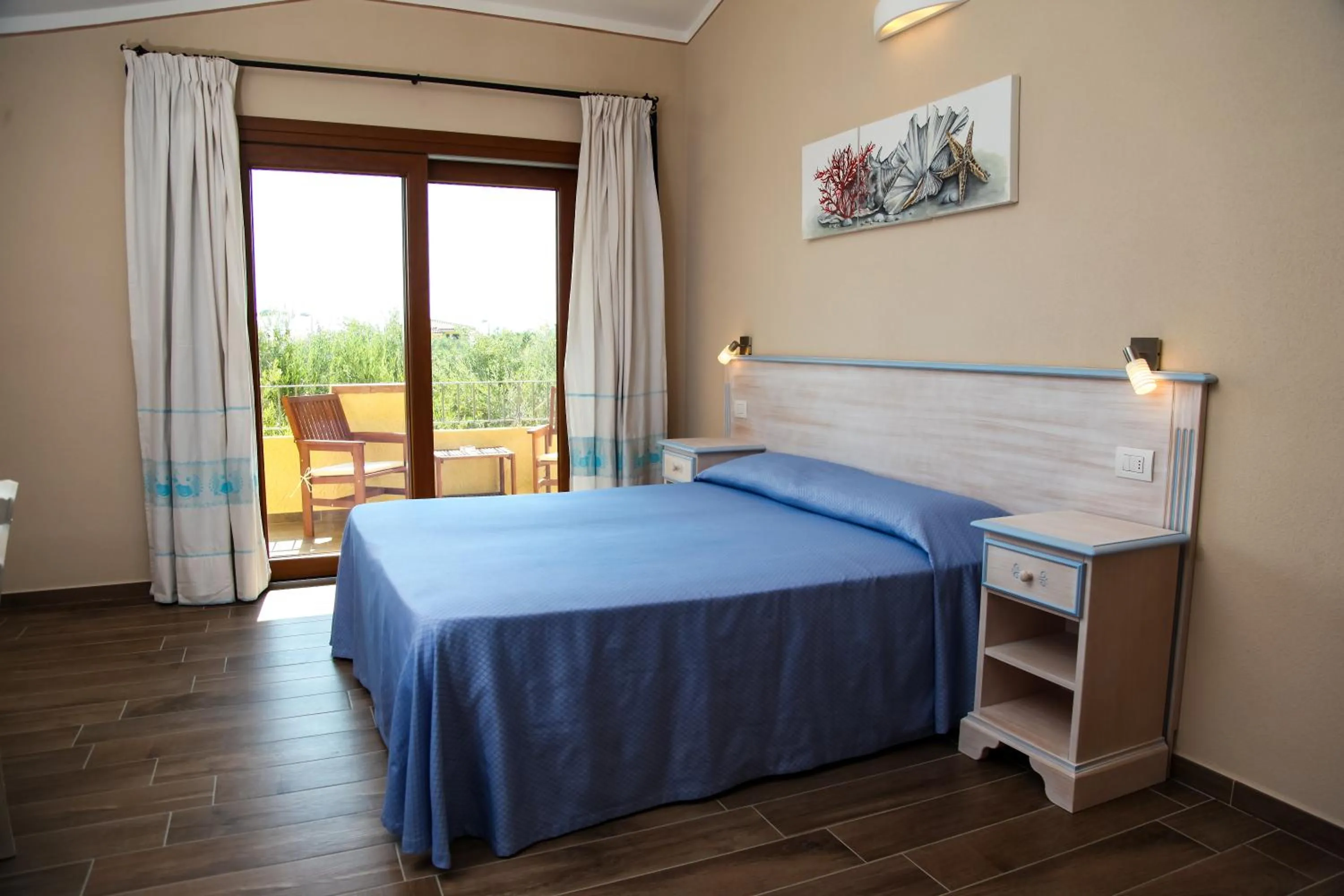 Bed in Hotel Lu Pitrali