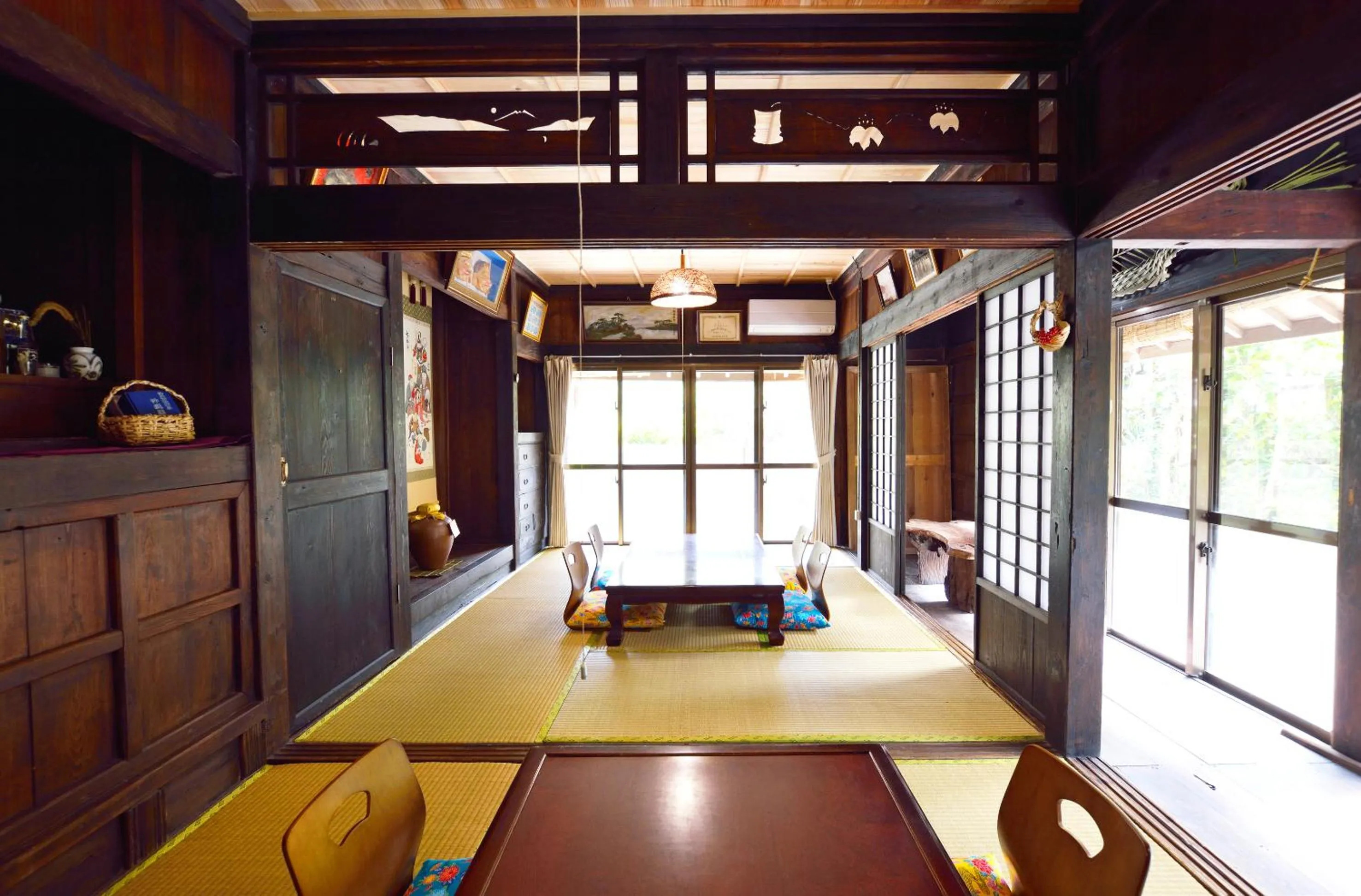 Living room in #Nerome01 Traditional Okinawan House in Ogimi, bc