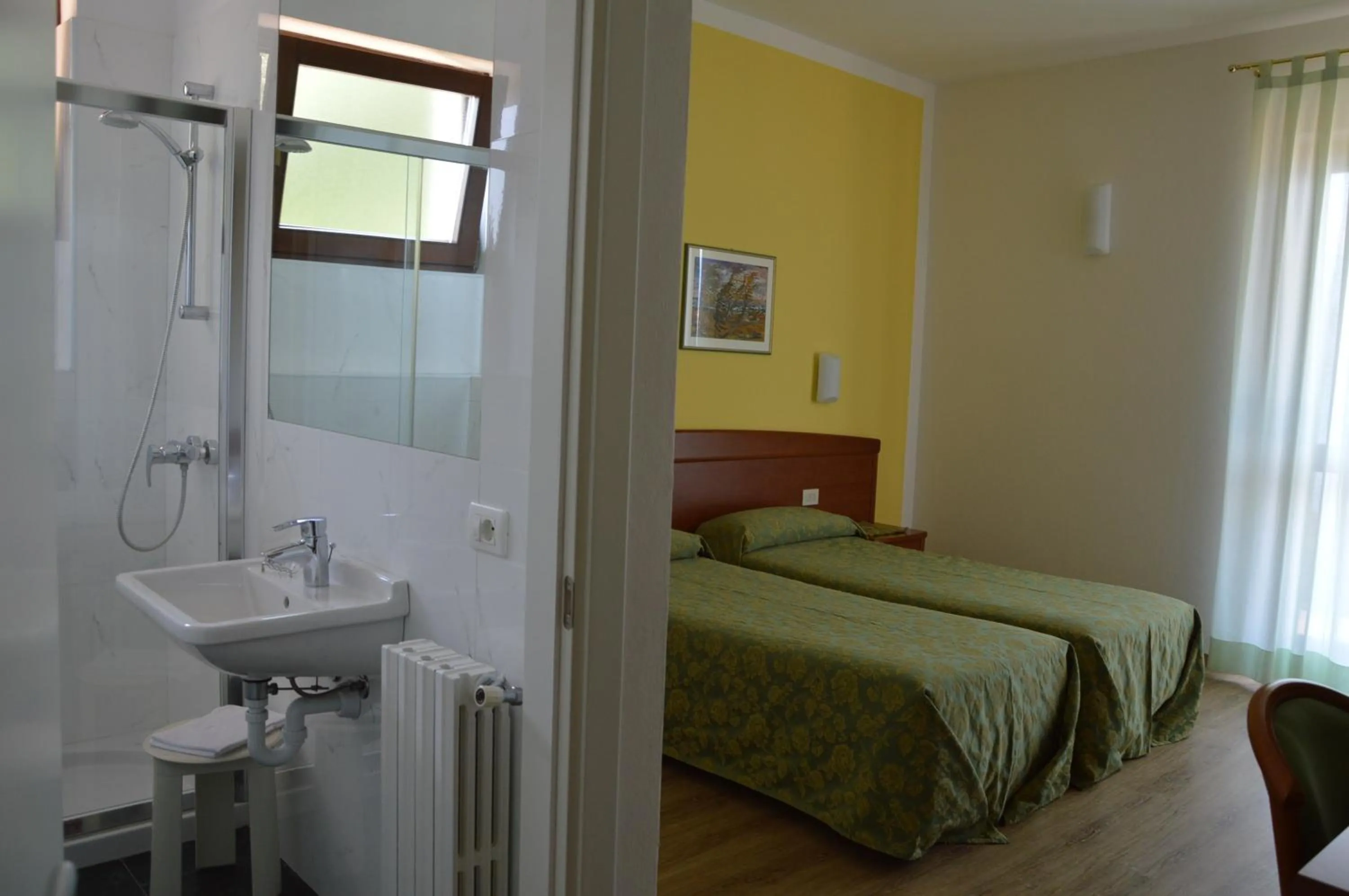 Bed in Hotel Garni Selene