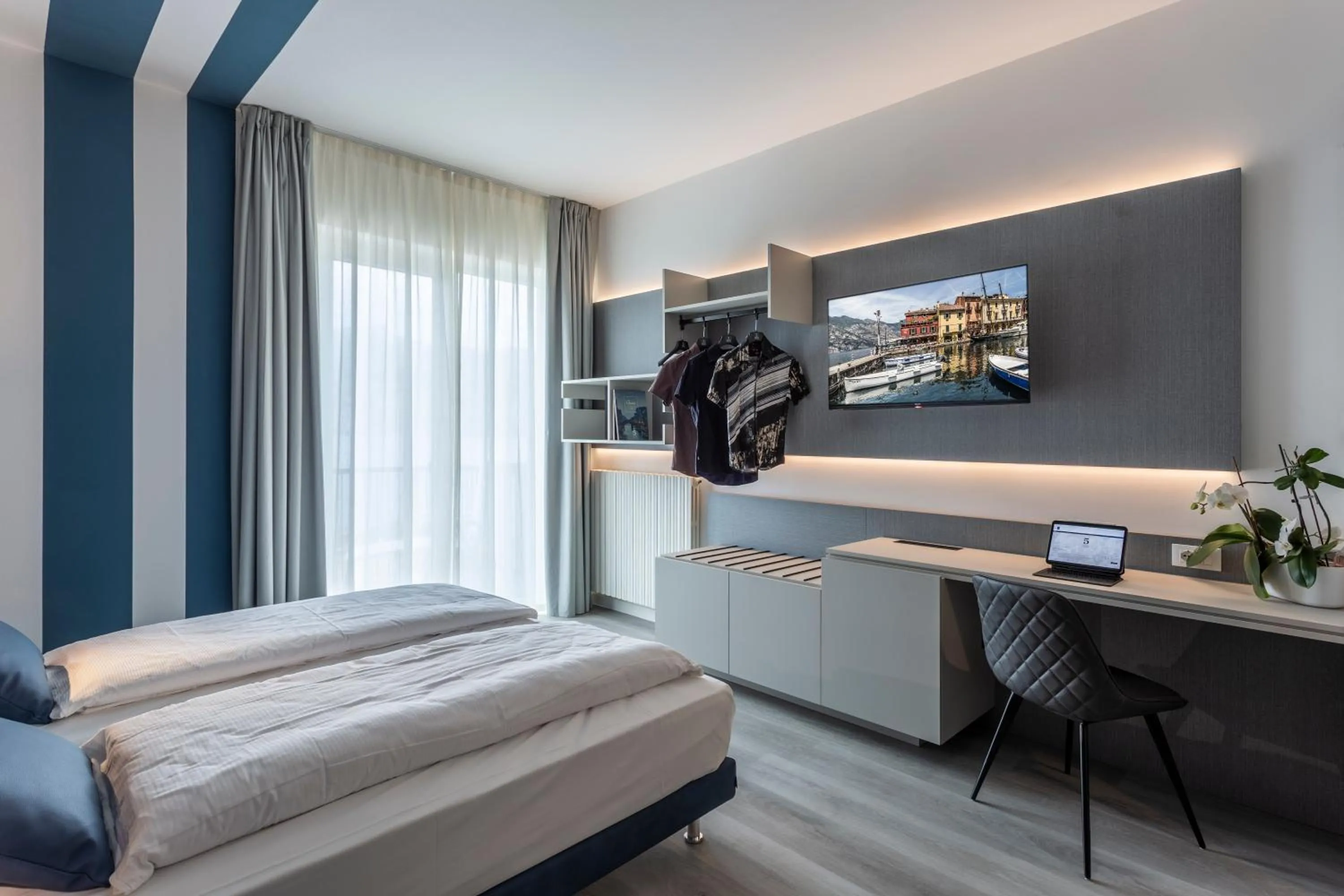 Bedroom, Bed in Hotel Garni Selene