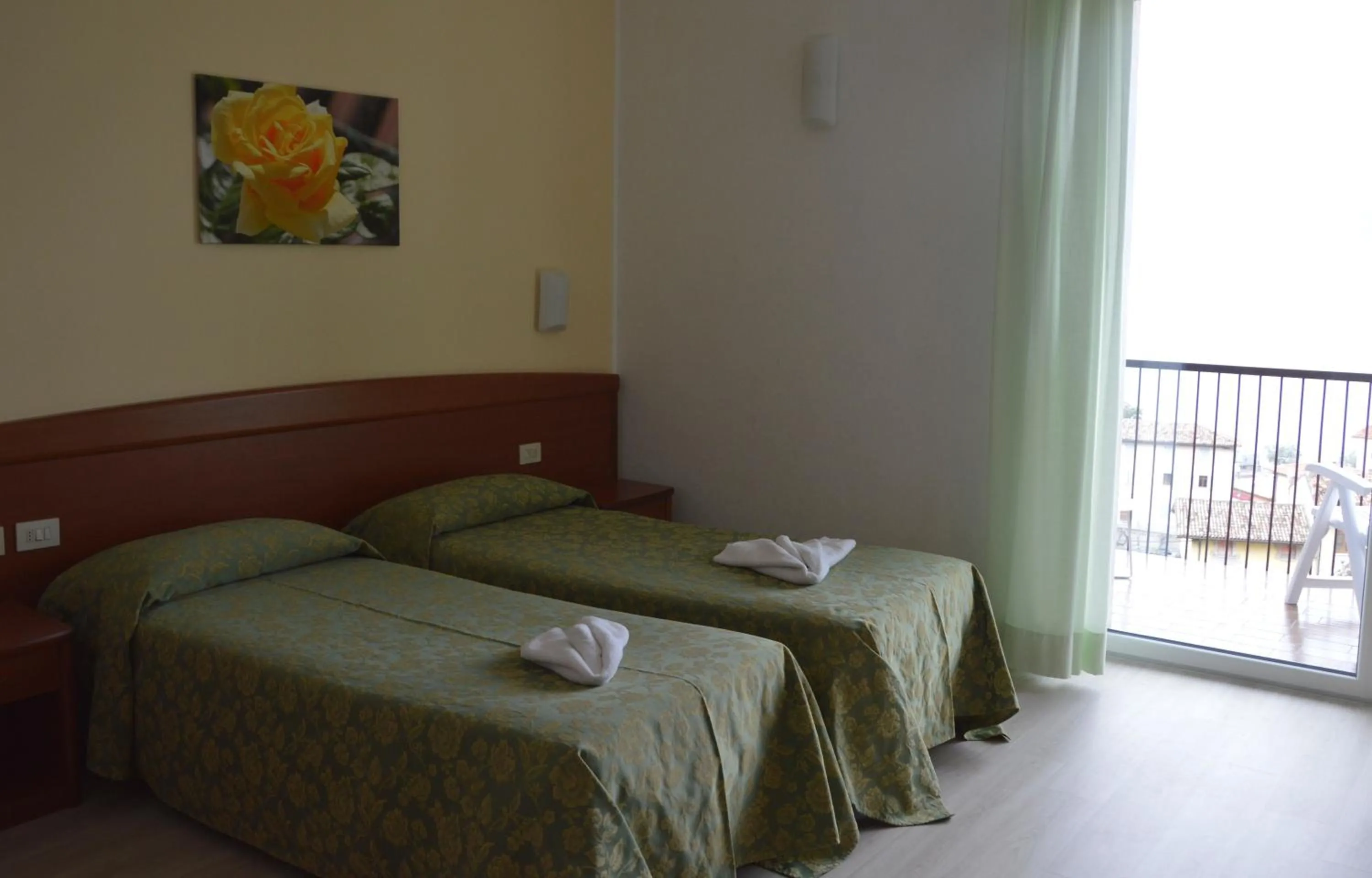 Bed in Hotel Garni Selene
