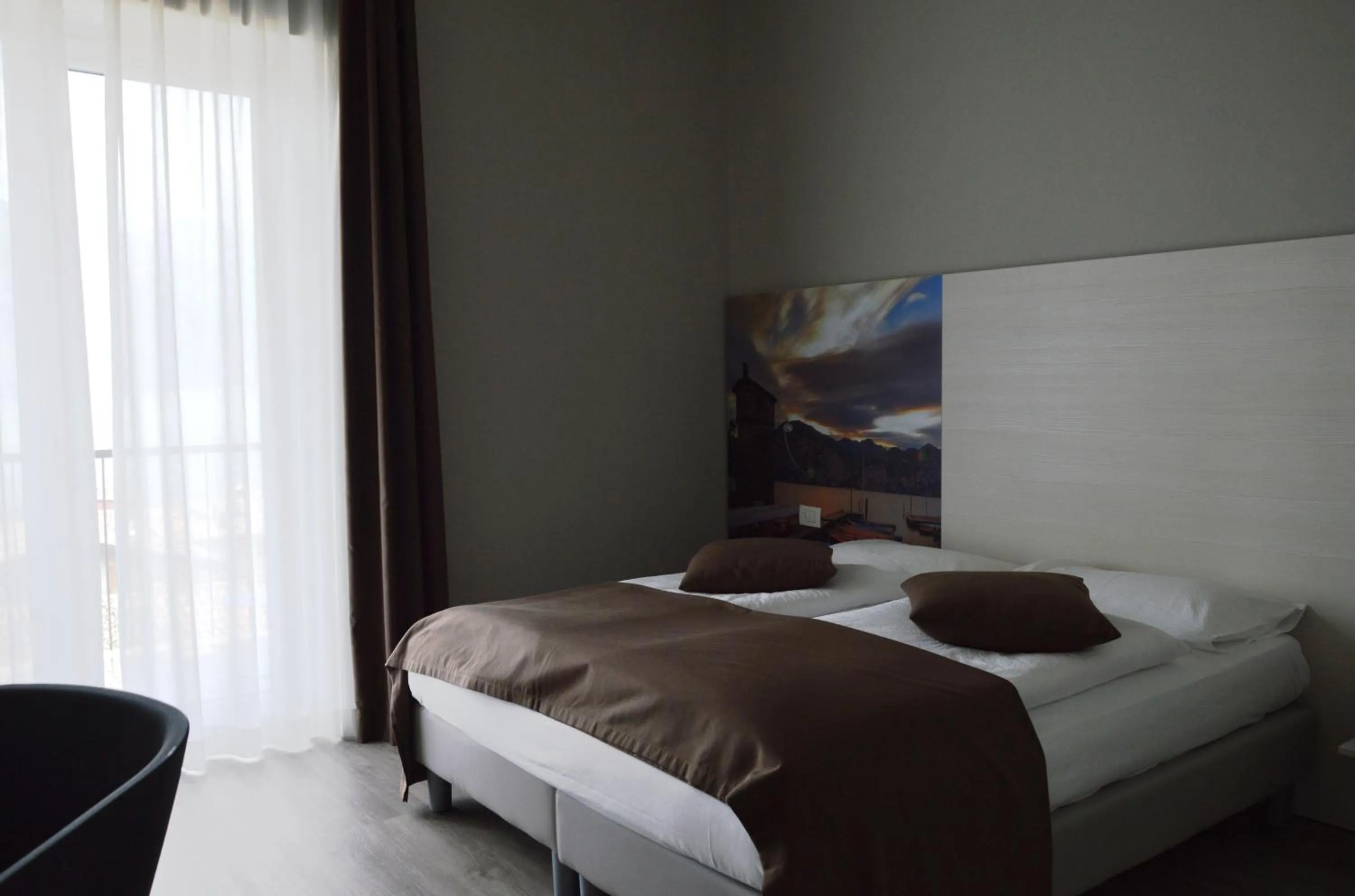Bed in Hotel Garni Selene