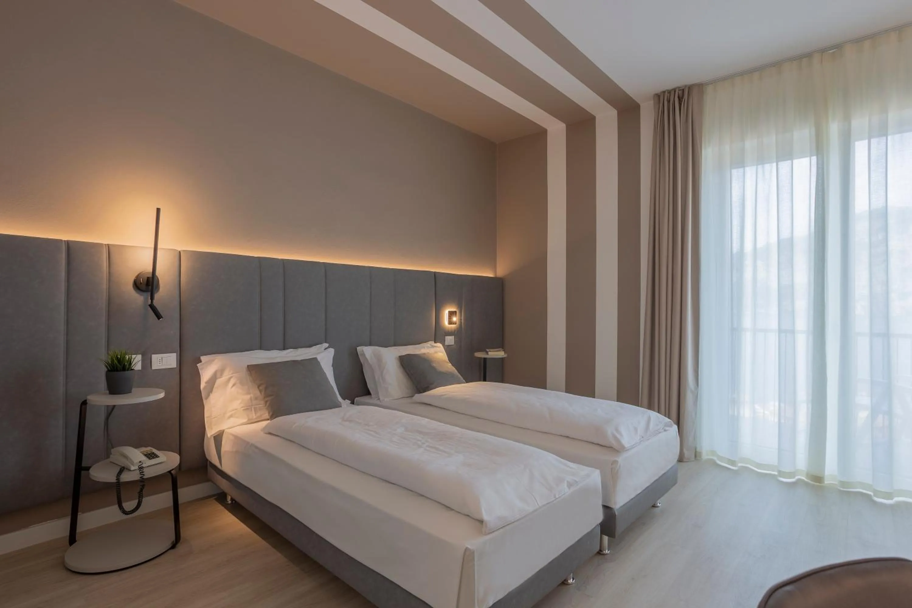 Bed in Hotel Garni Selene