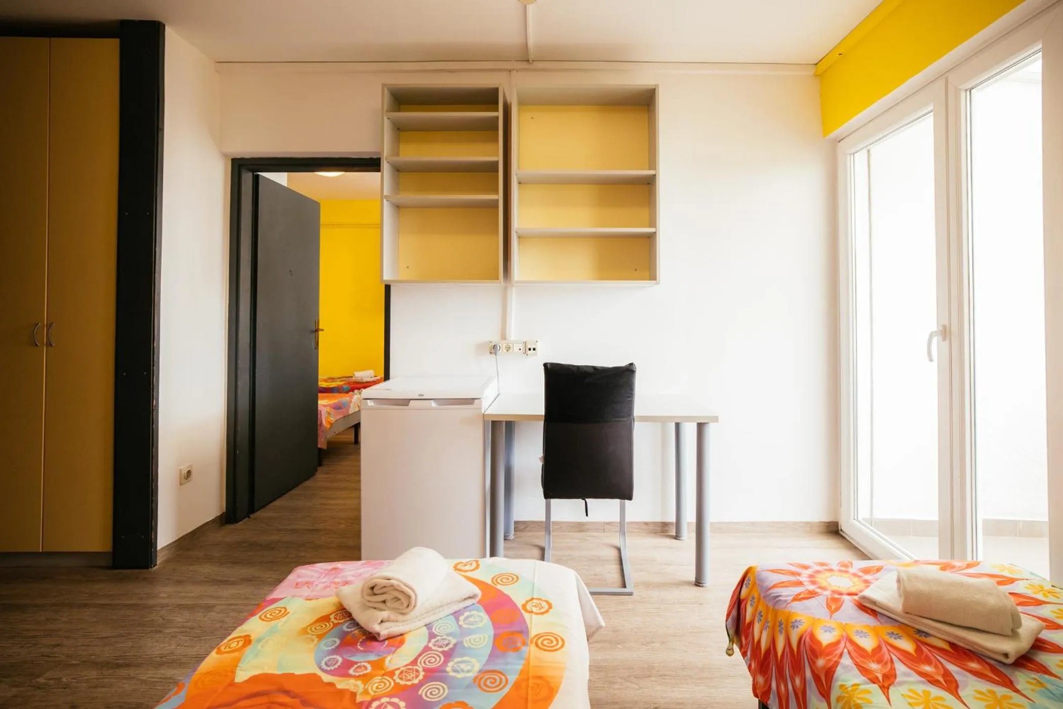 Seating area, Bed in ŠD Portorož Hostel Korotan