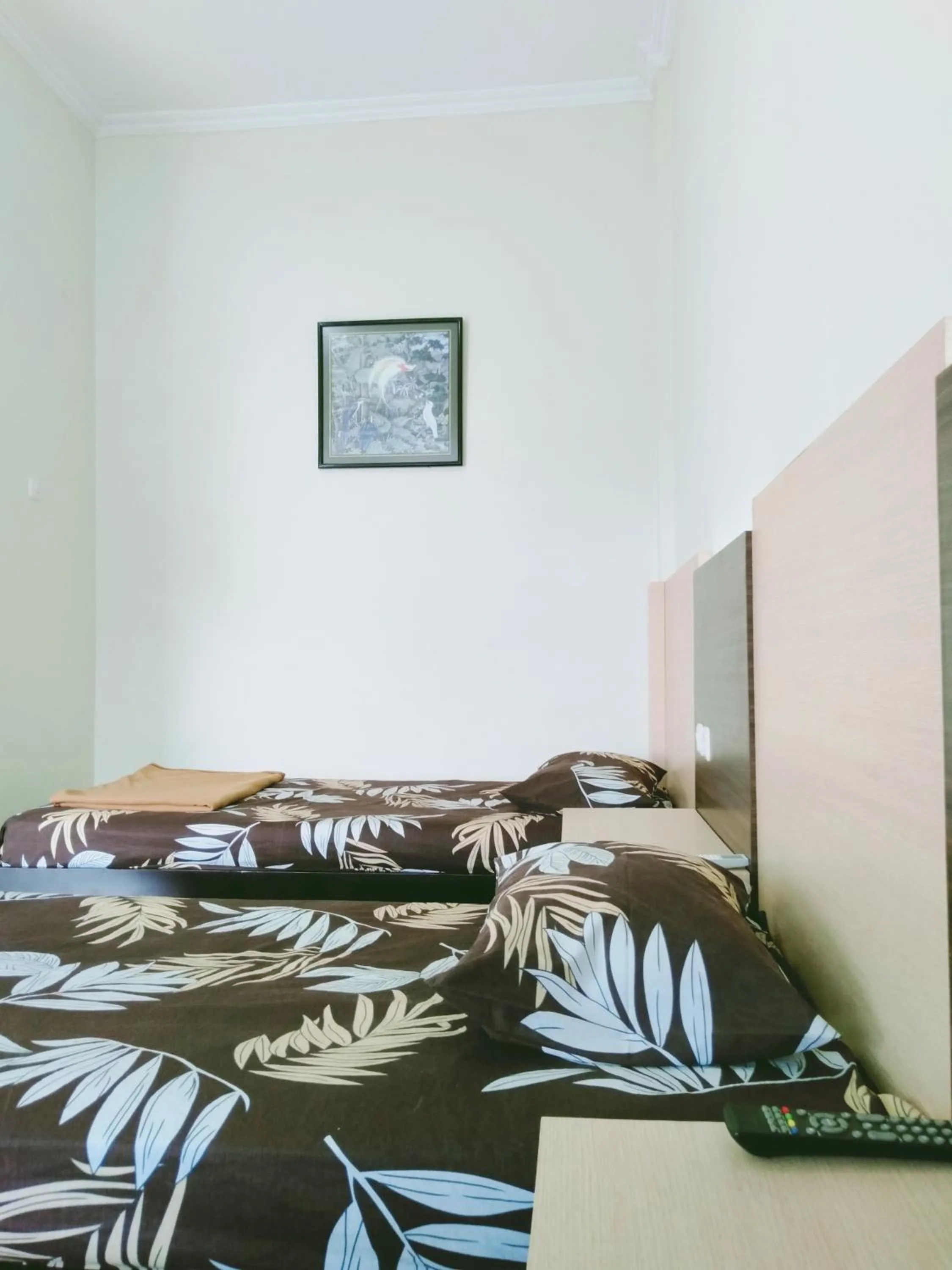 Bed in Hotel Taman Indah