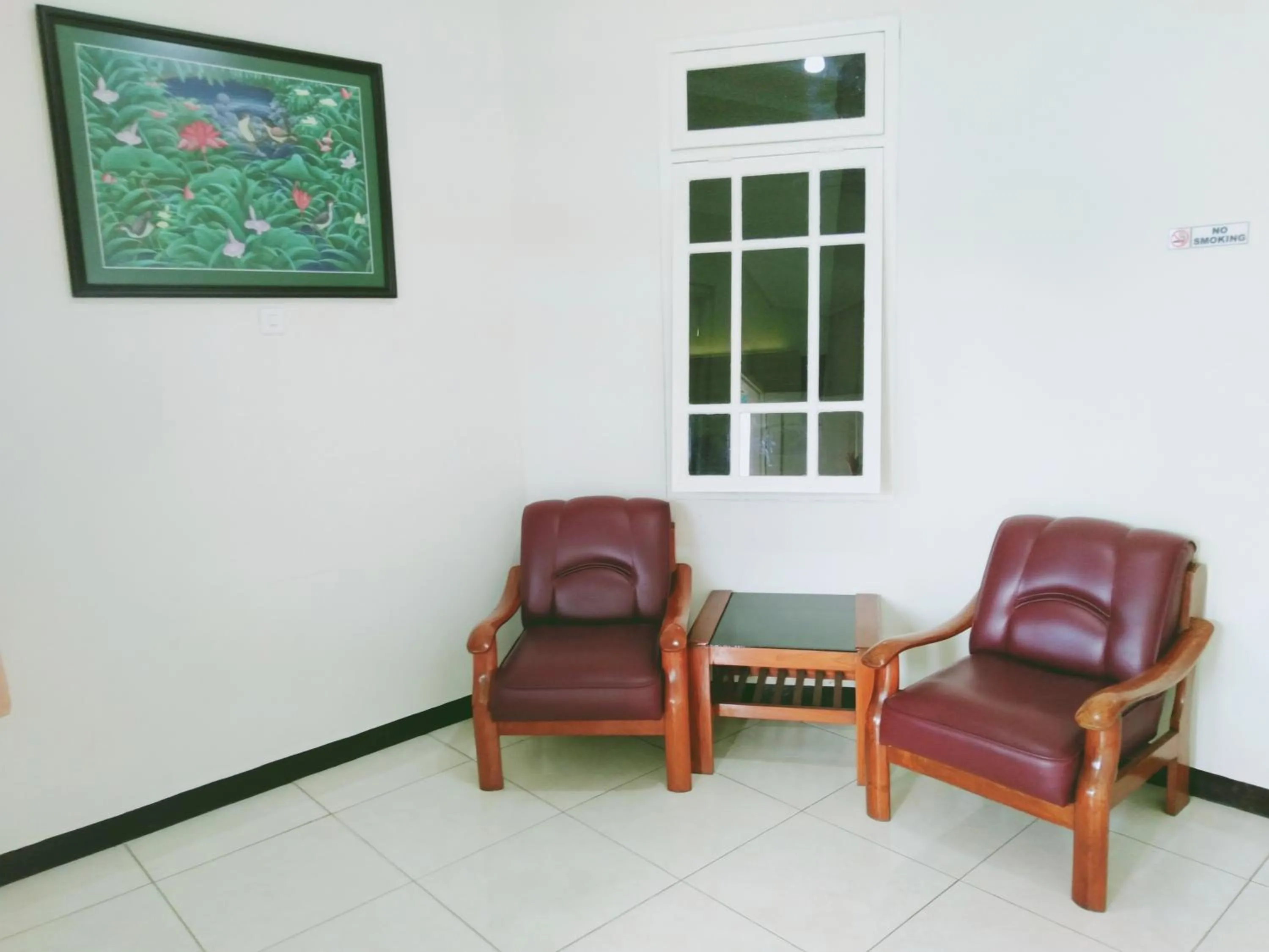 Seating area in Hotel Taman Indah
