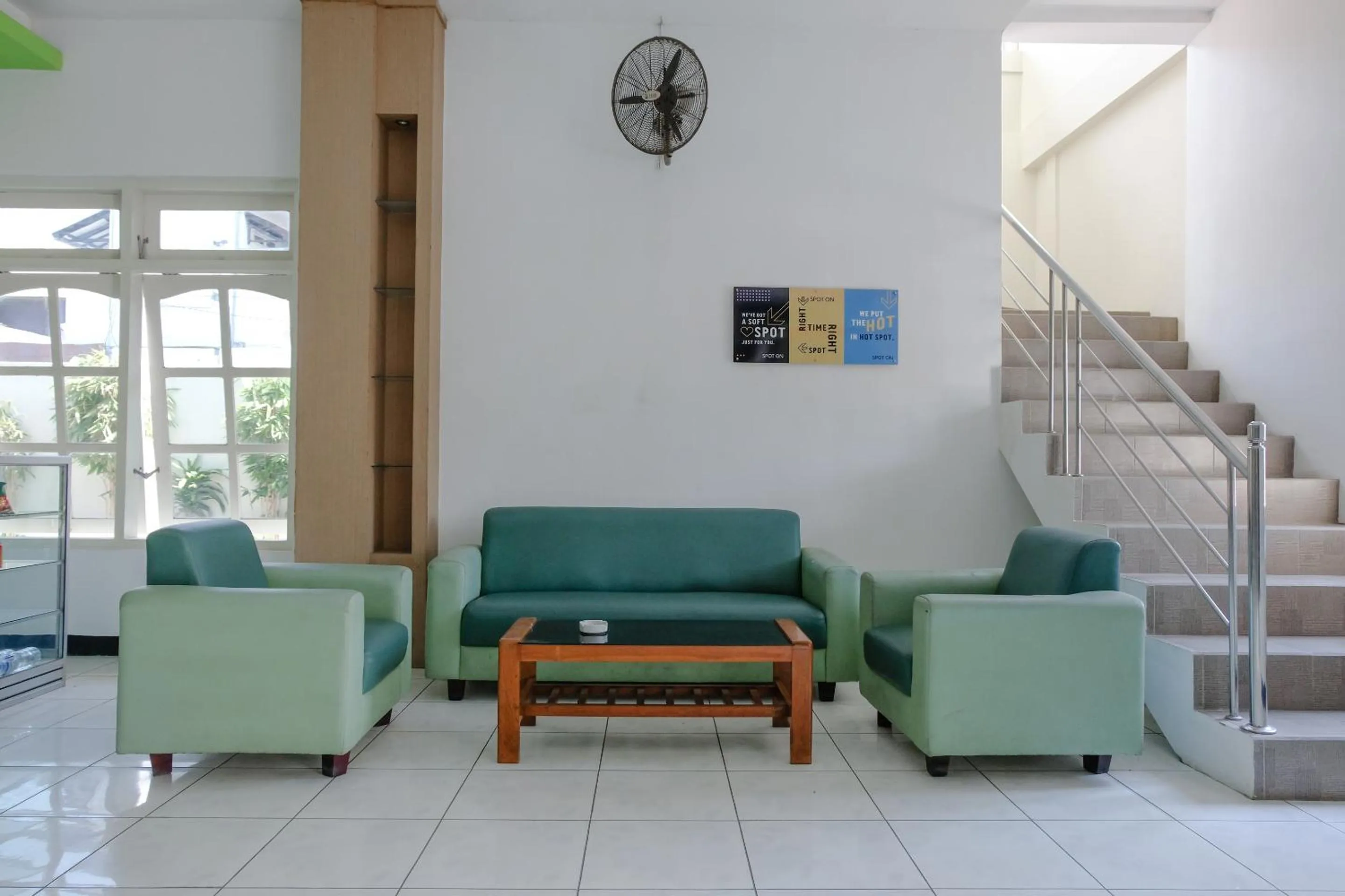 Seating area in Hotel Taman Indah