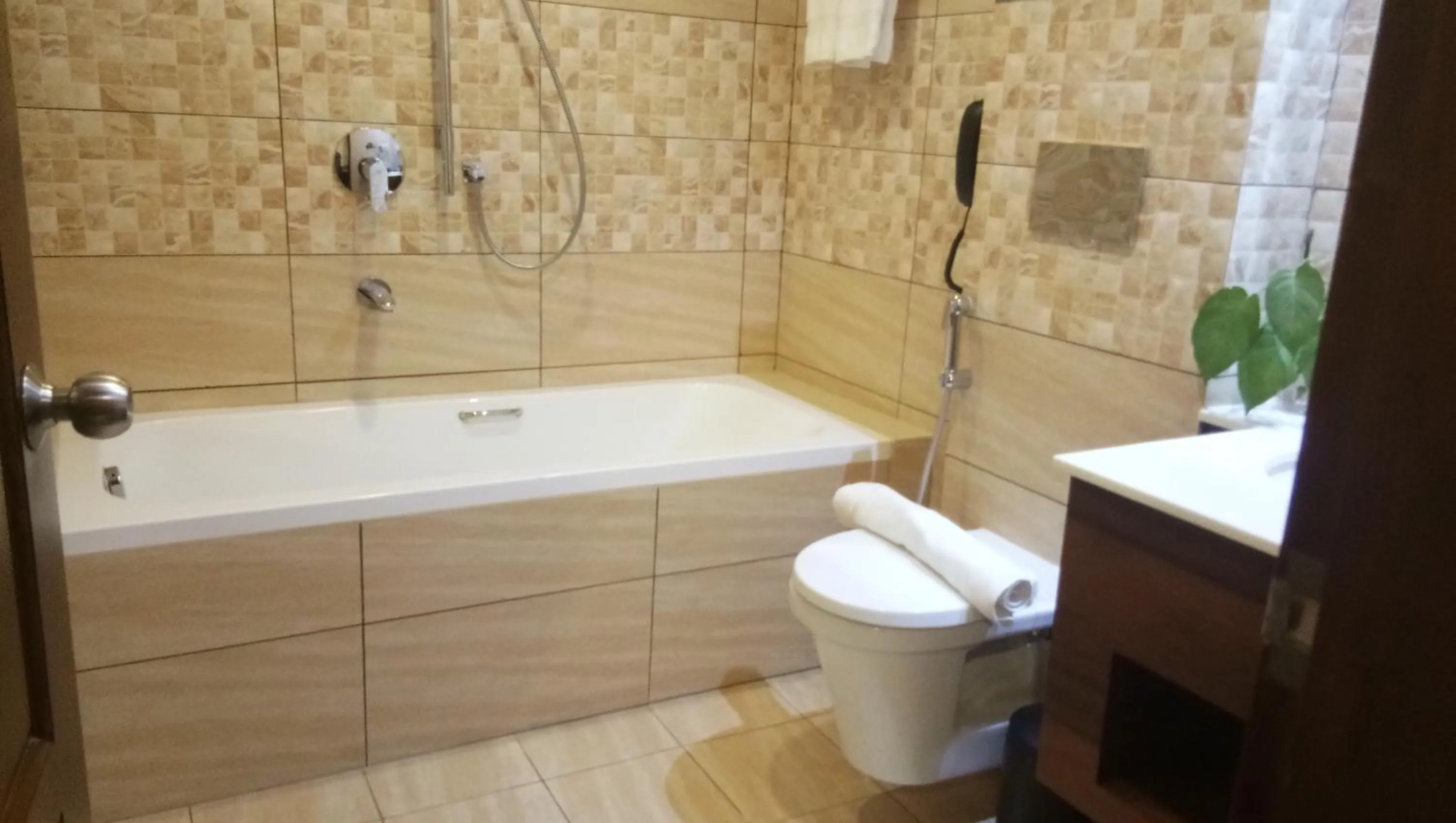 Shower in Hotel Karthika Park