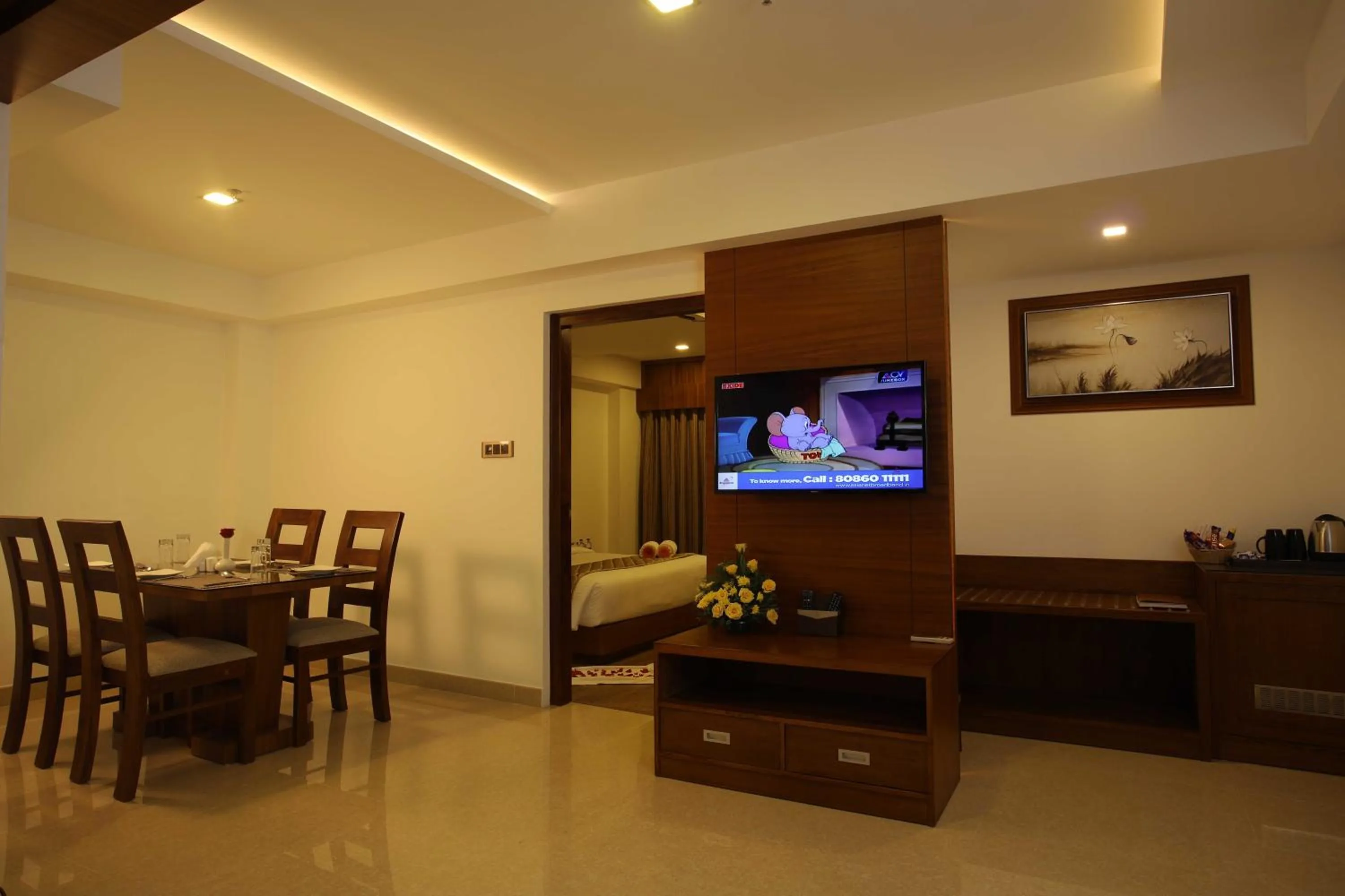 TV and multimedia in Hotel Karthika Park