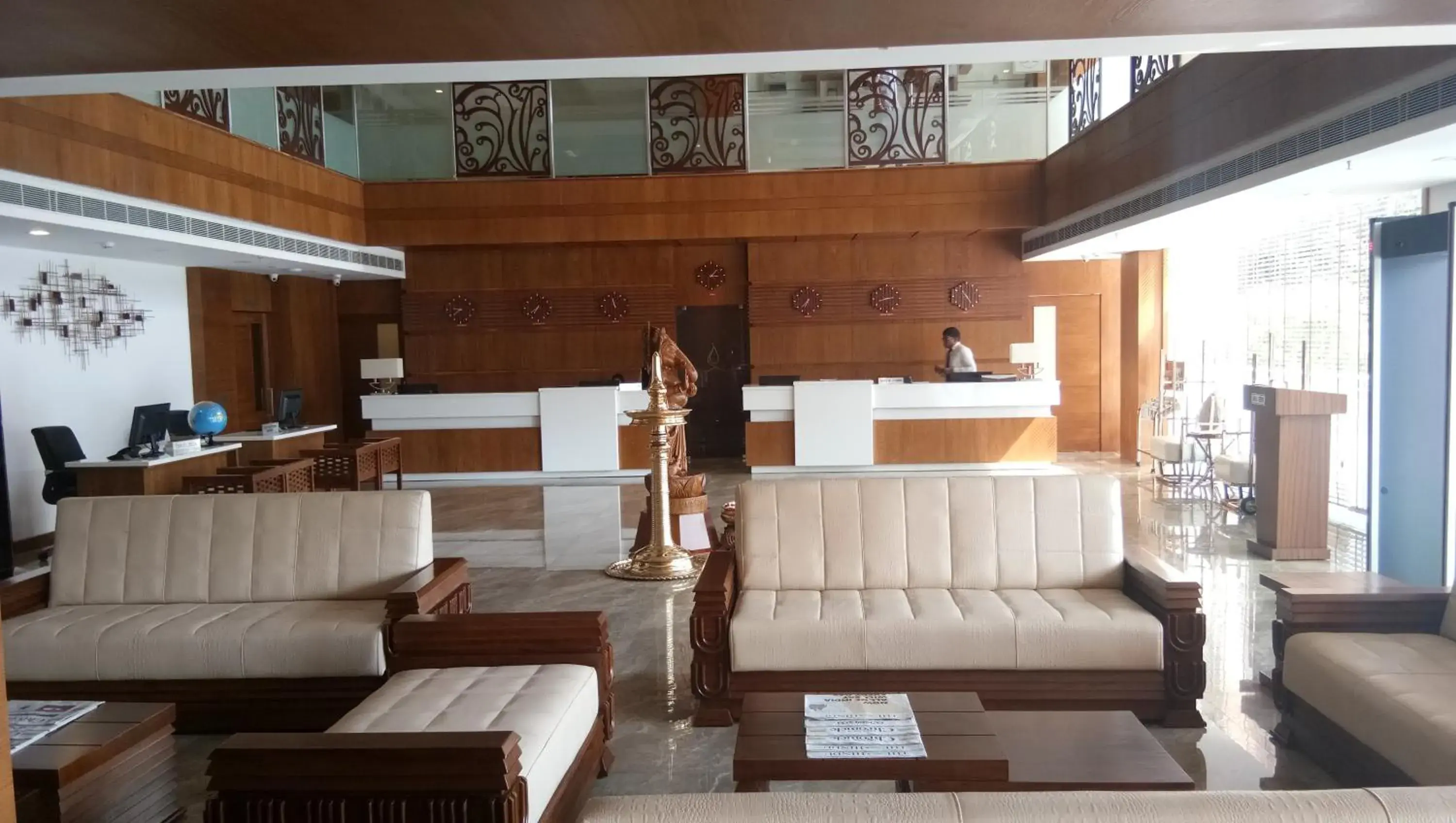 Lobby or reception in Hotel Karthika Park Lobby or reception in Hotel Karthika Park