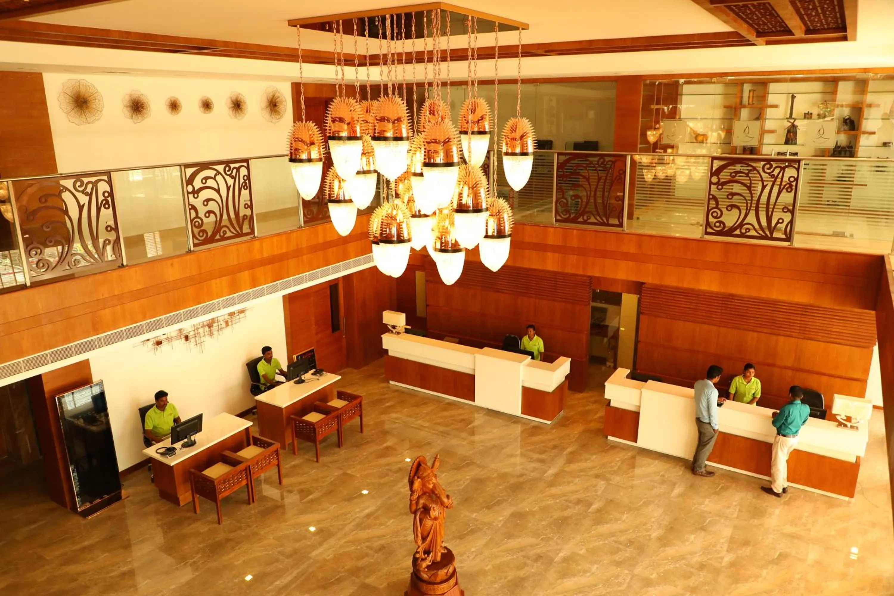 Lobby or reception in Hotel Karthika Park