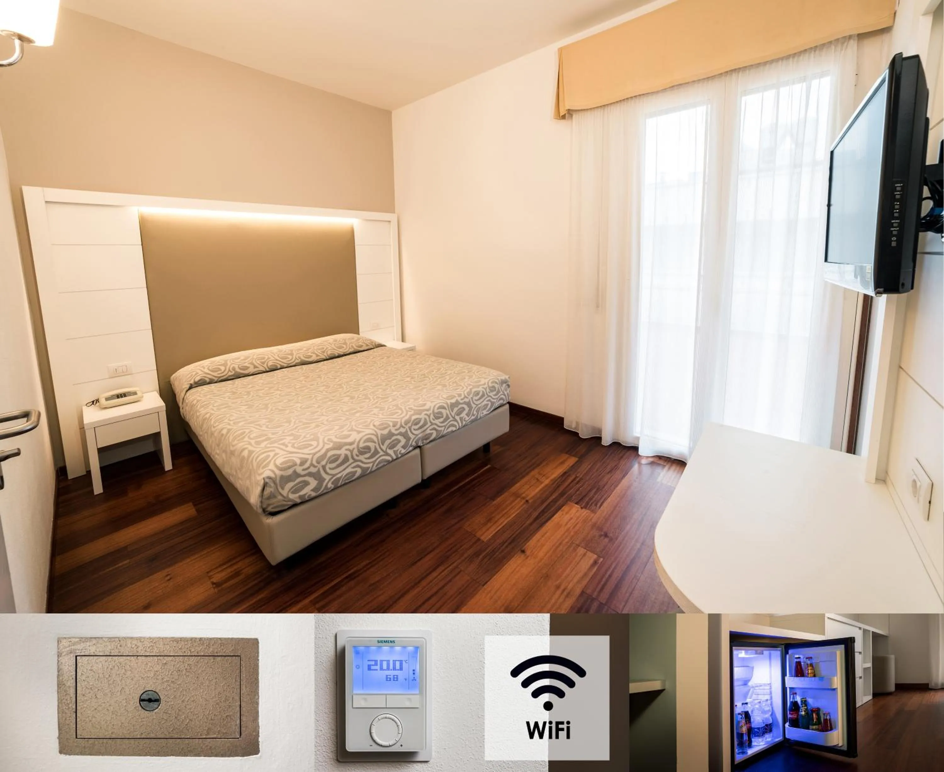 Bed in Hotel Alexander