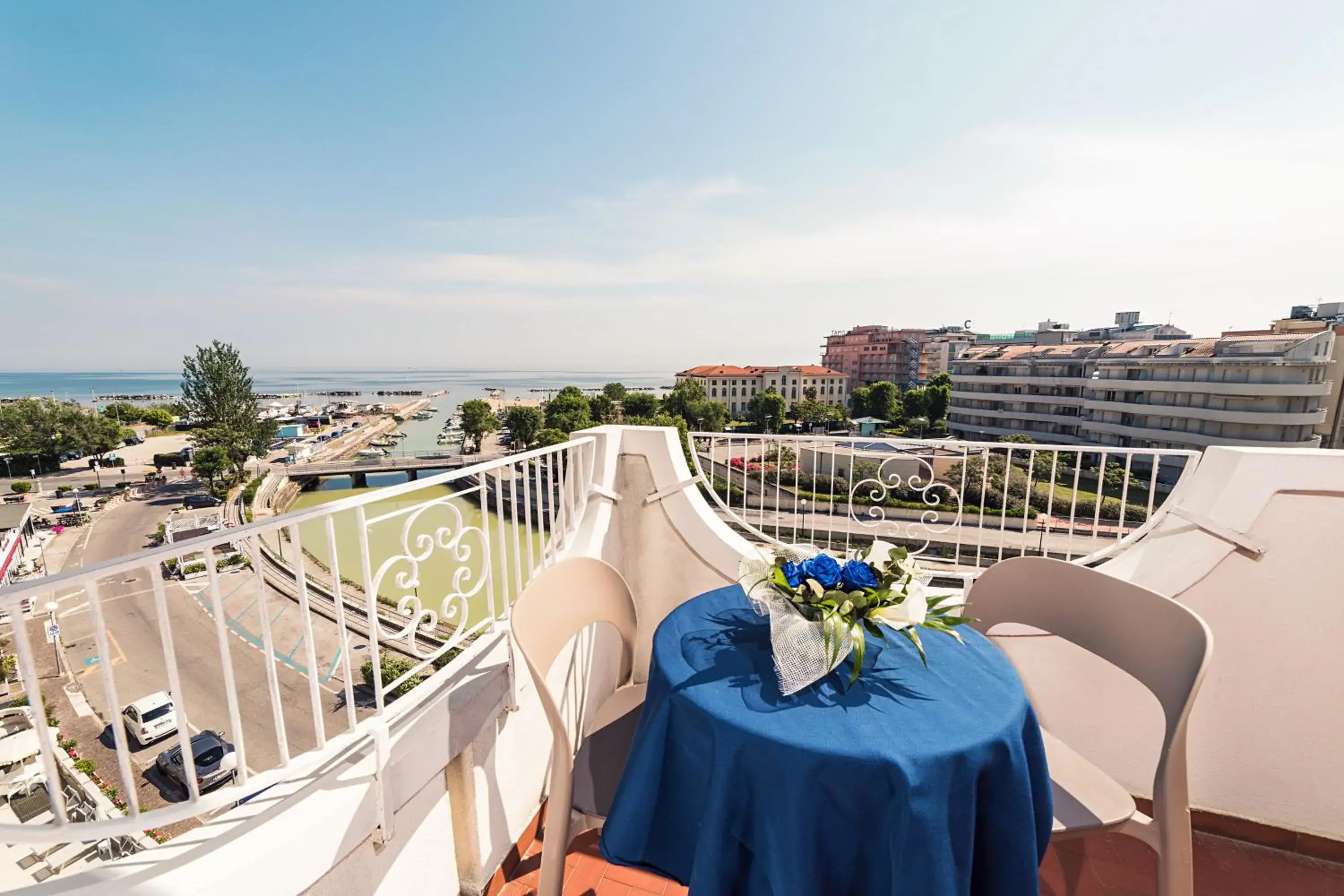 Sea view, Balcony/Terrace in Hotel Alexander