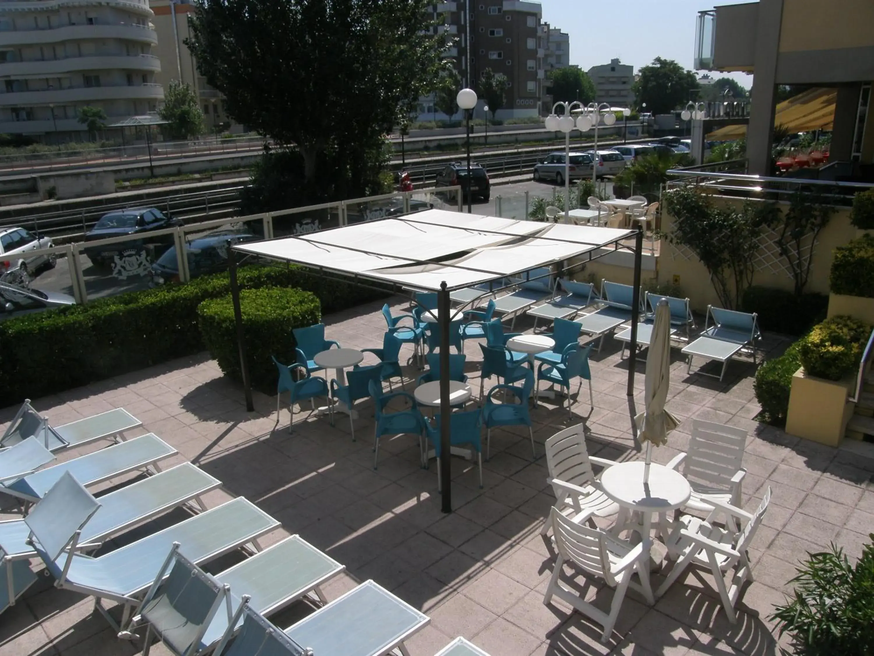 Balcony/Terrace, Restaurant/Places to Eat in Hotel Alexander