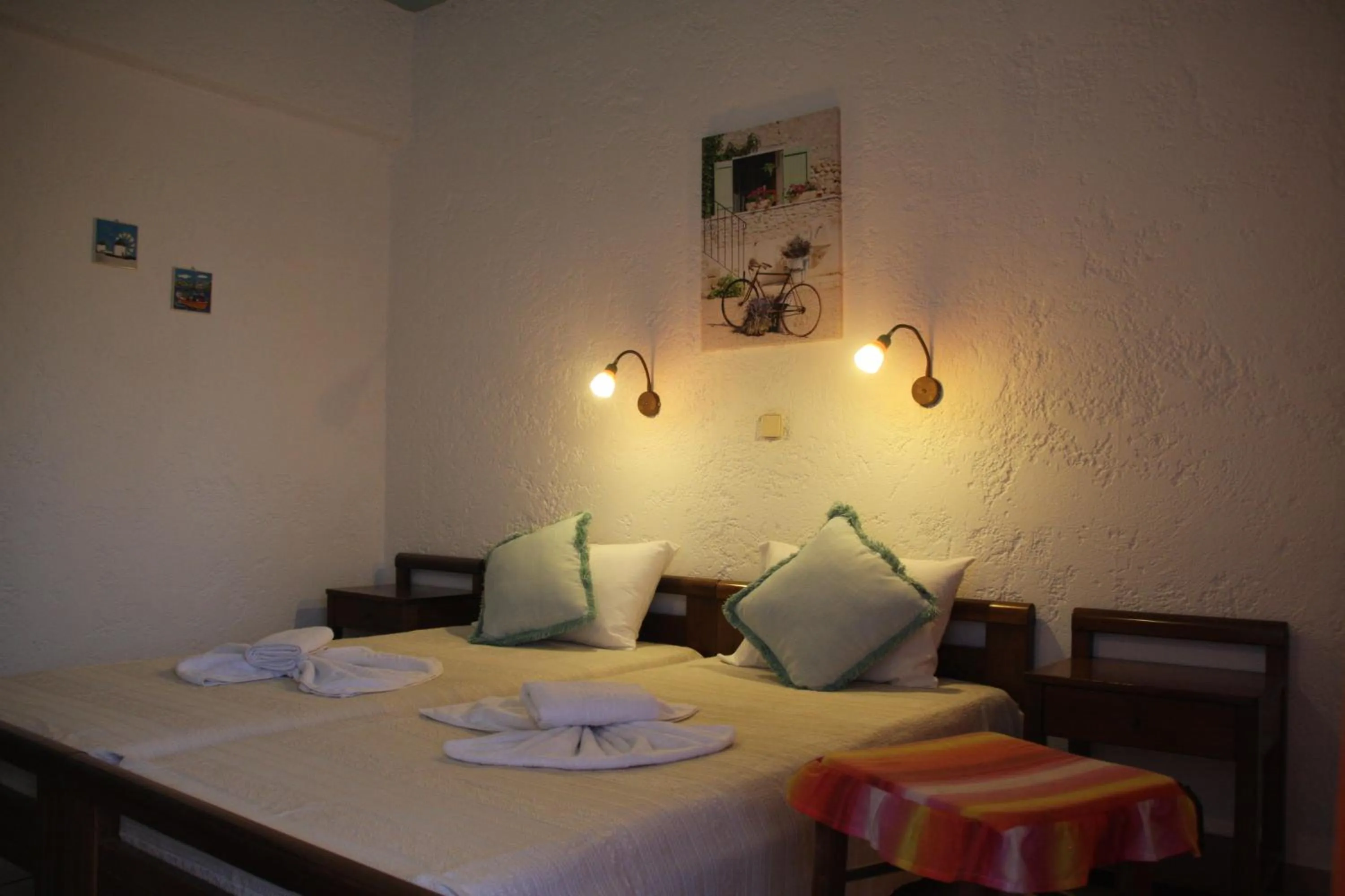 Bed in Violetta Hotel