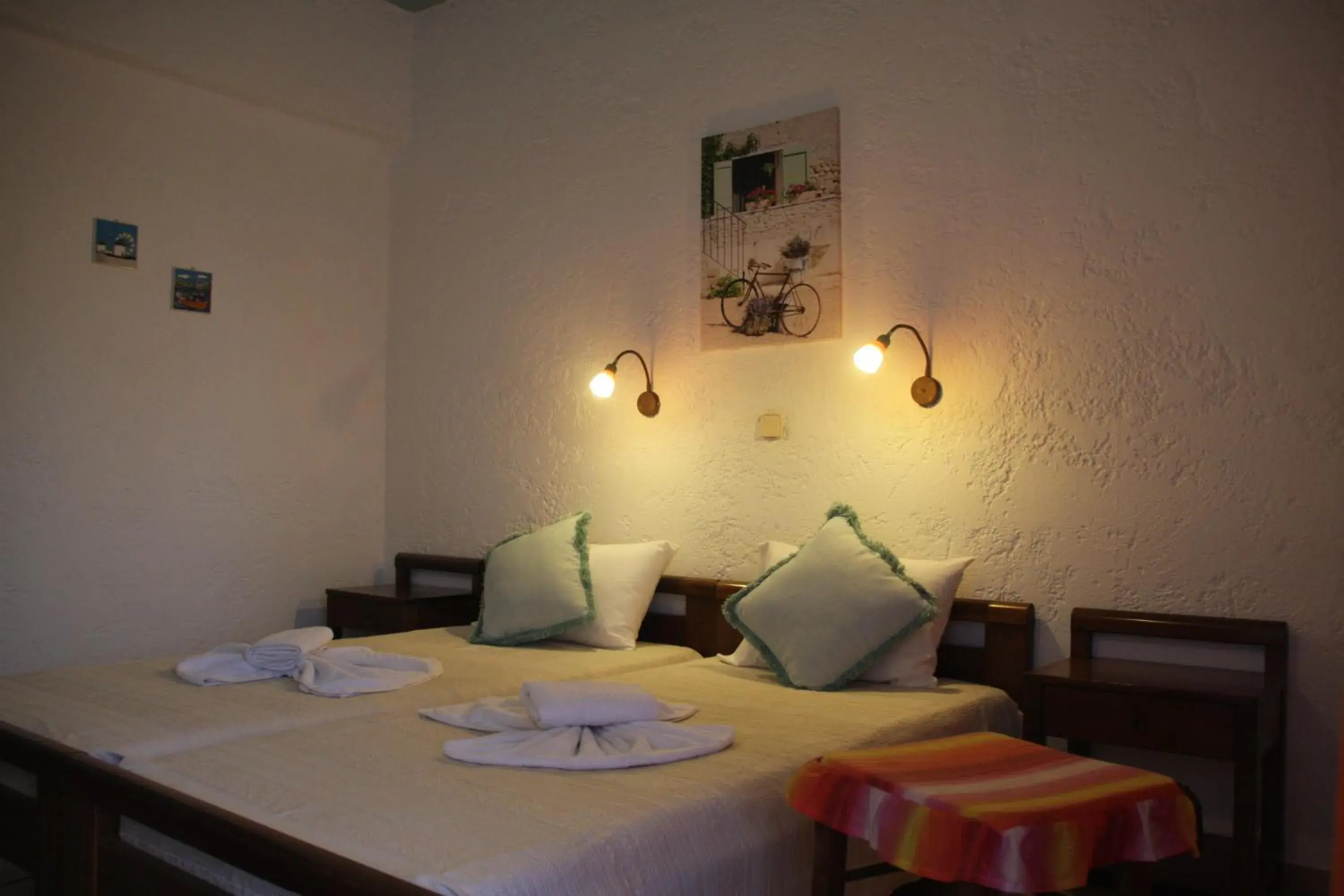 Bed in Violetta Hotel Bed in Violetta Hotel