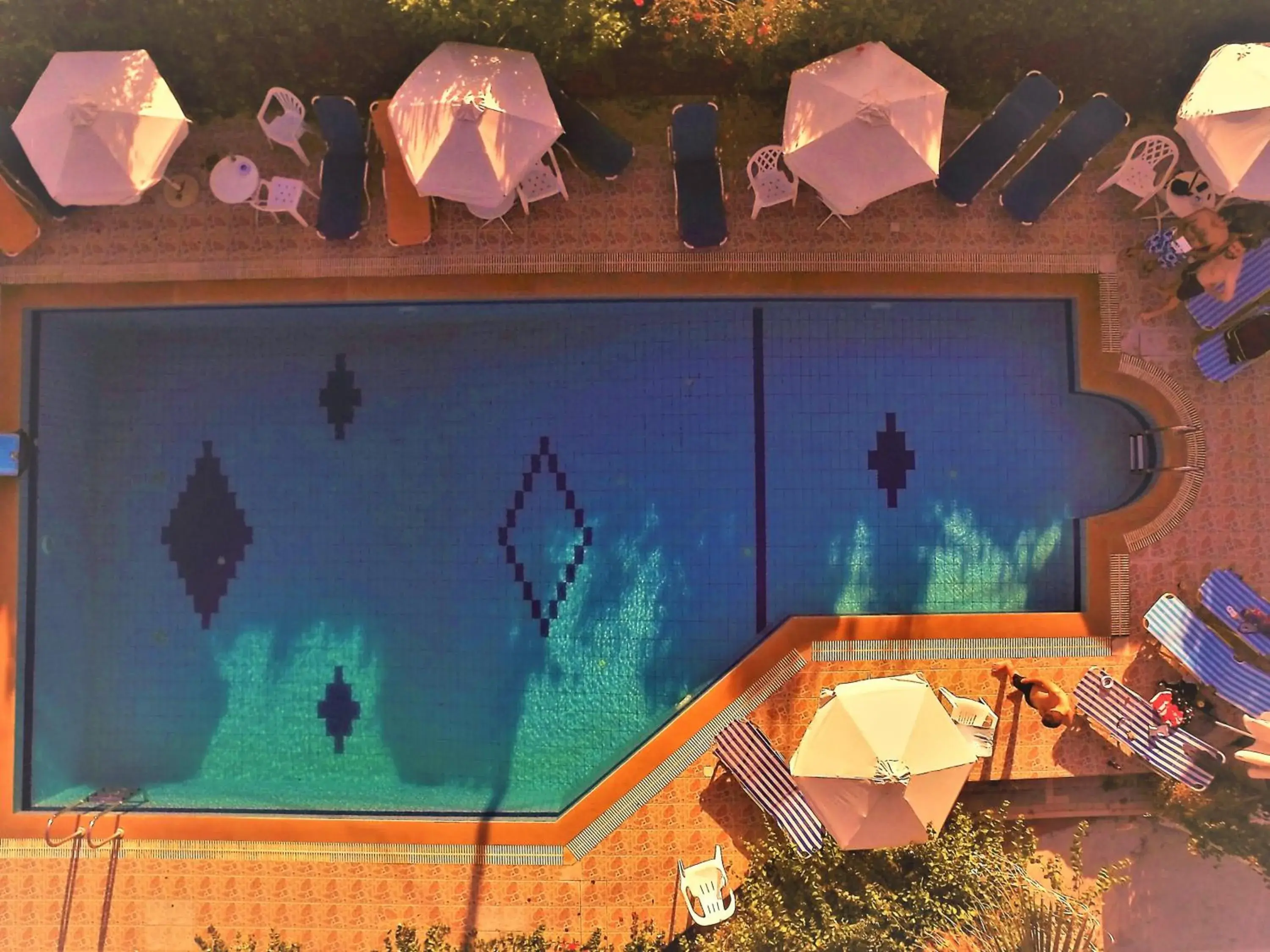 Bird's eye view in Violetta Hotel Bird's eye view in Violetta Hotel