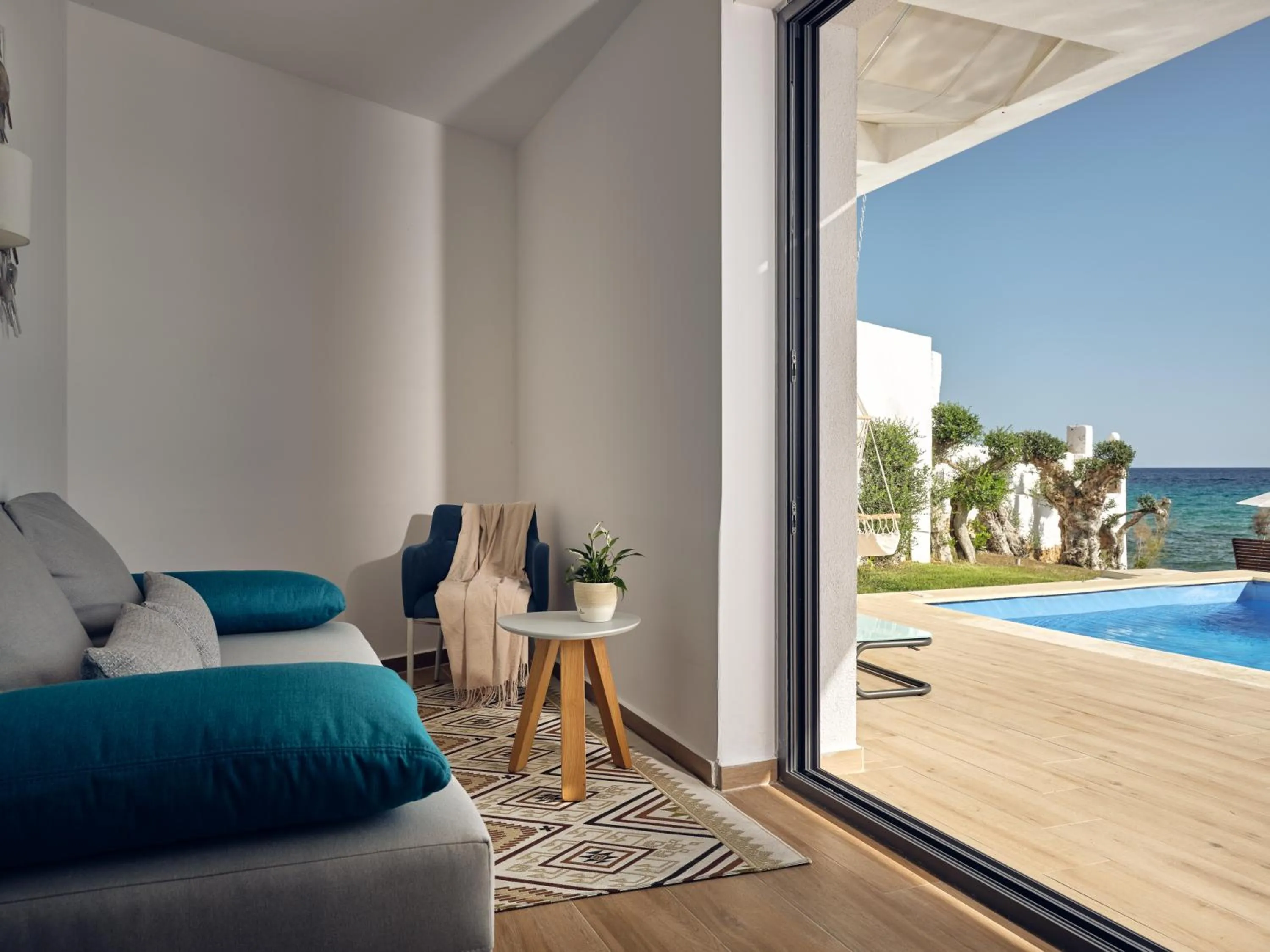 Seating area in Cavo Orient Beach Hotel & Suites