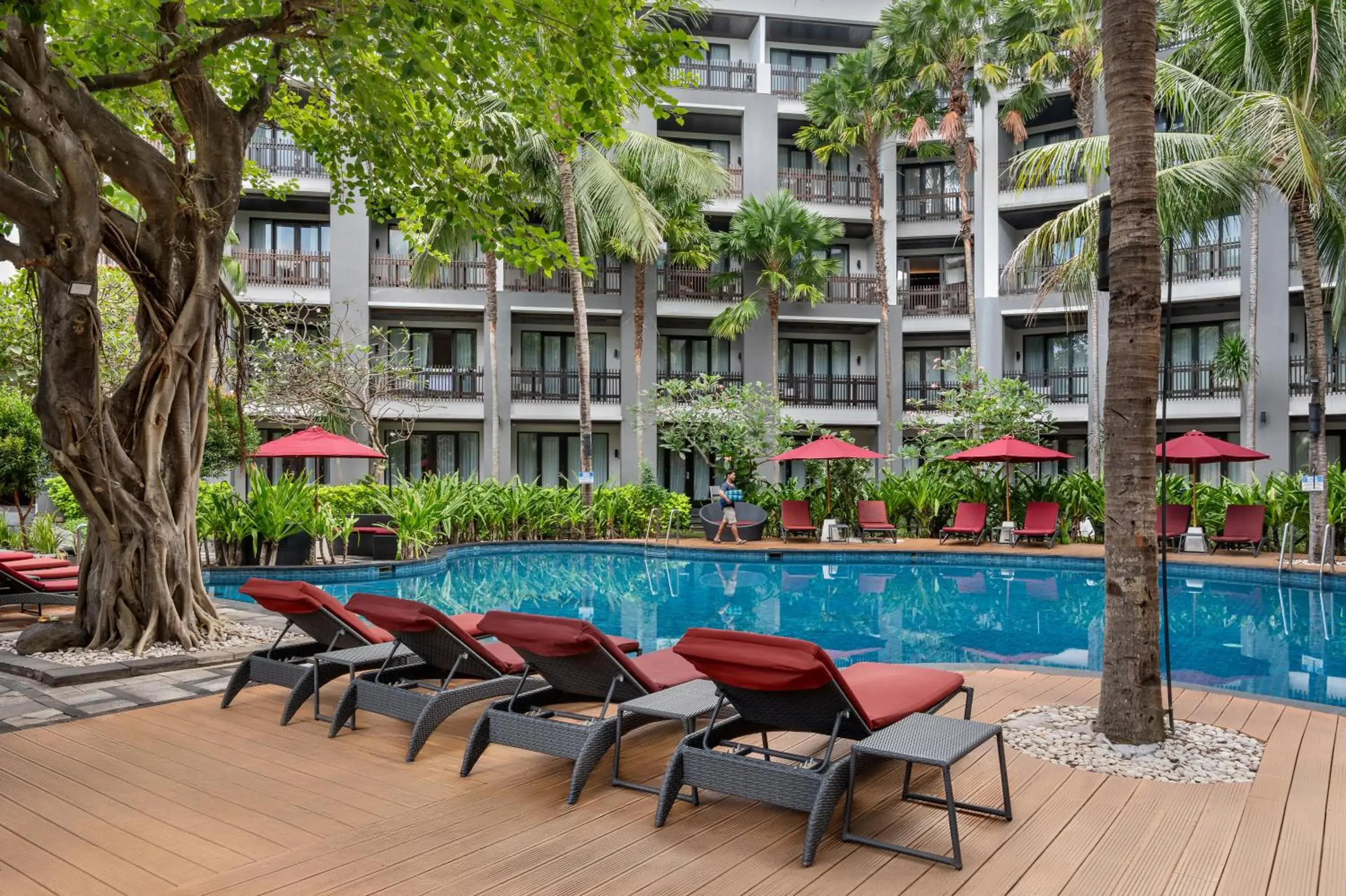 Swimming pool in Pullman Bali Legian Beach Swimming pool in Pullman Bali Legian Beach