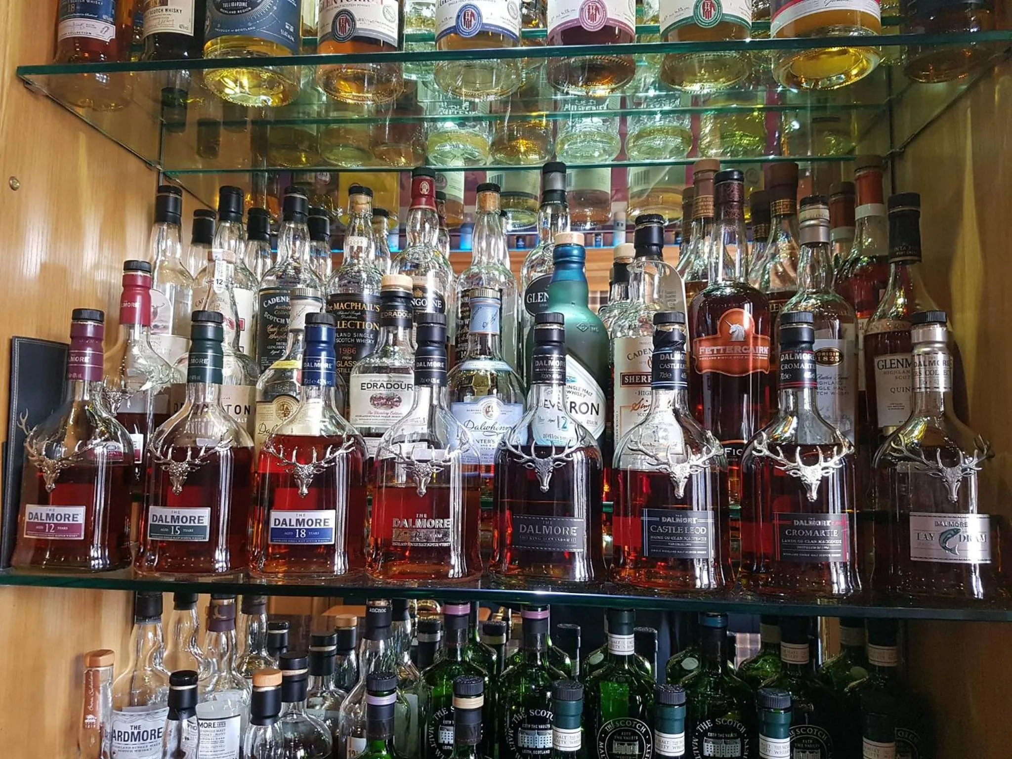 Alcoholic drinks in Ardshiel Hotel