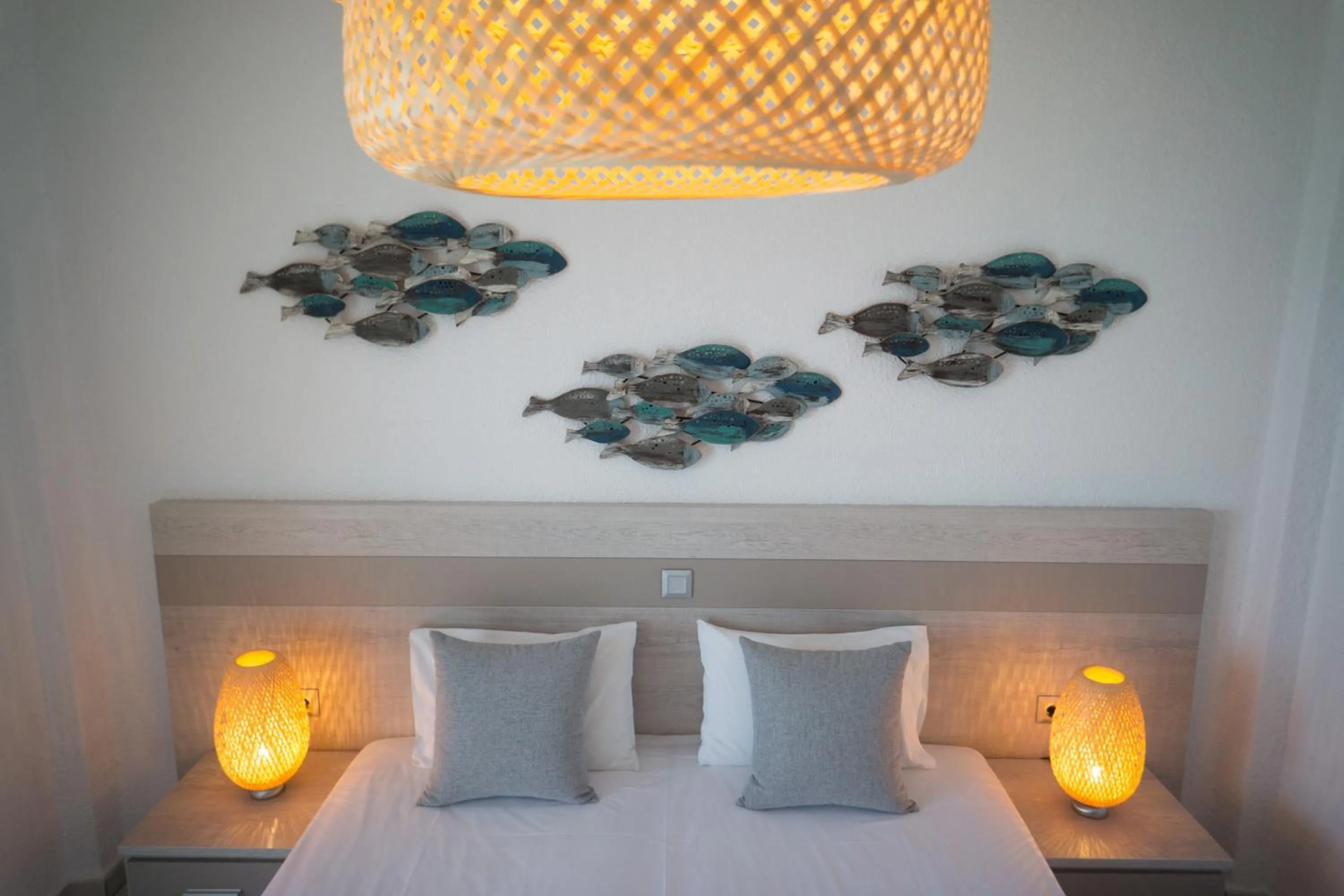 Bedroom, Bed in Alkinoos Beach Hotel