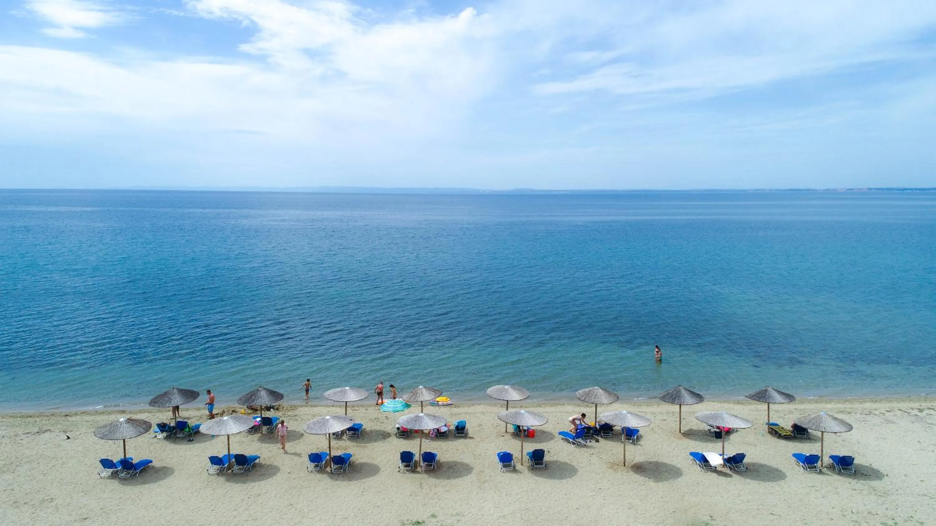 Bird's eye view in Alkinoos Beach Hotel