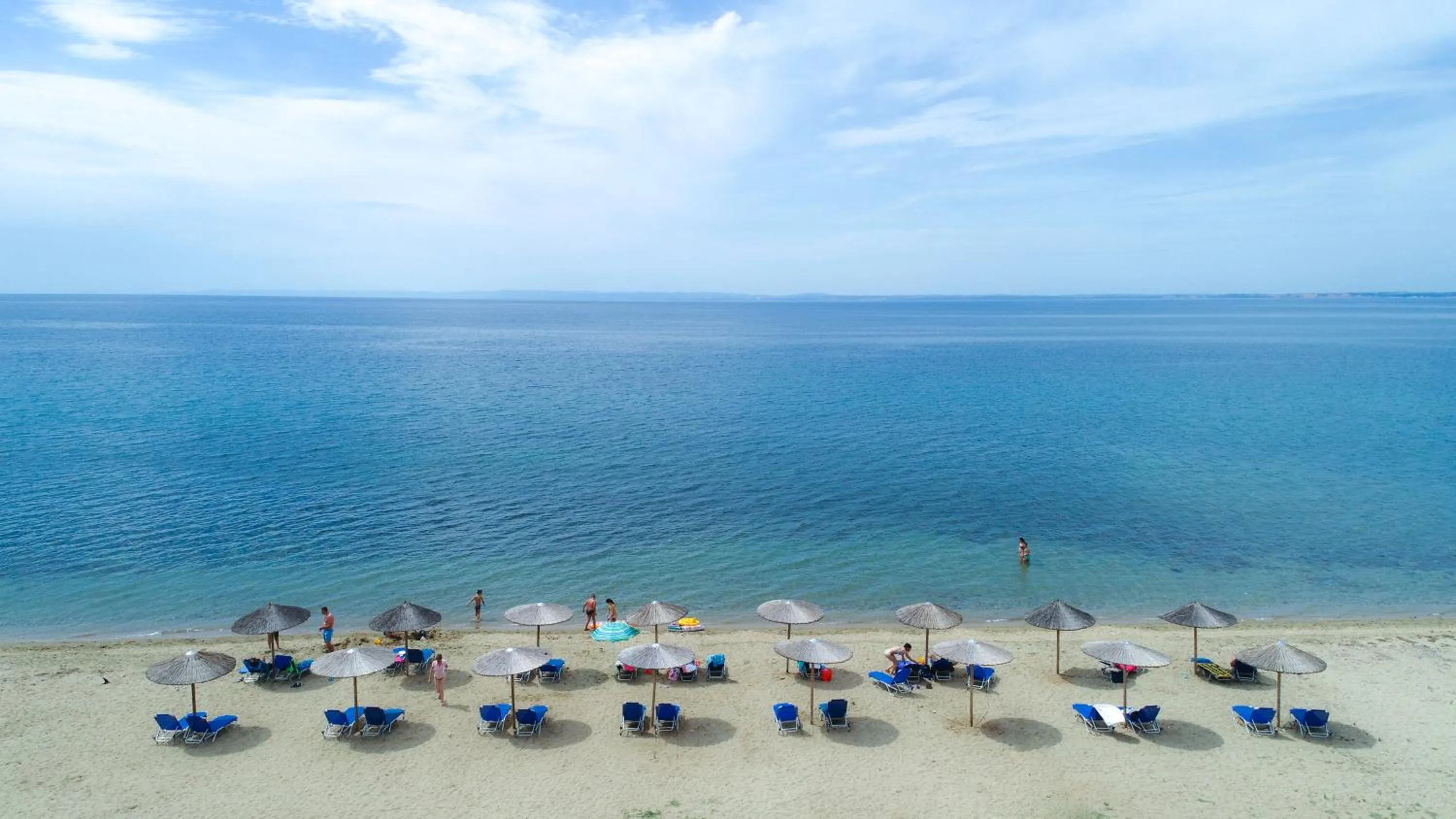 Bird's eye view in Alkinoos Beach Hotel