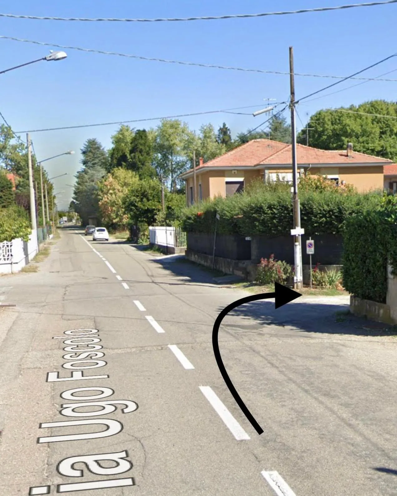Street view in Color House Malpensa B&B
