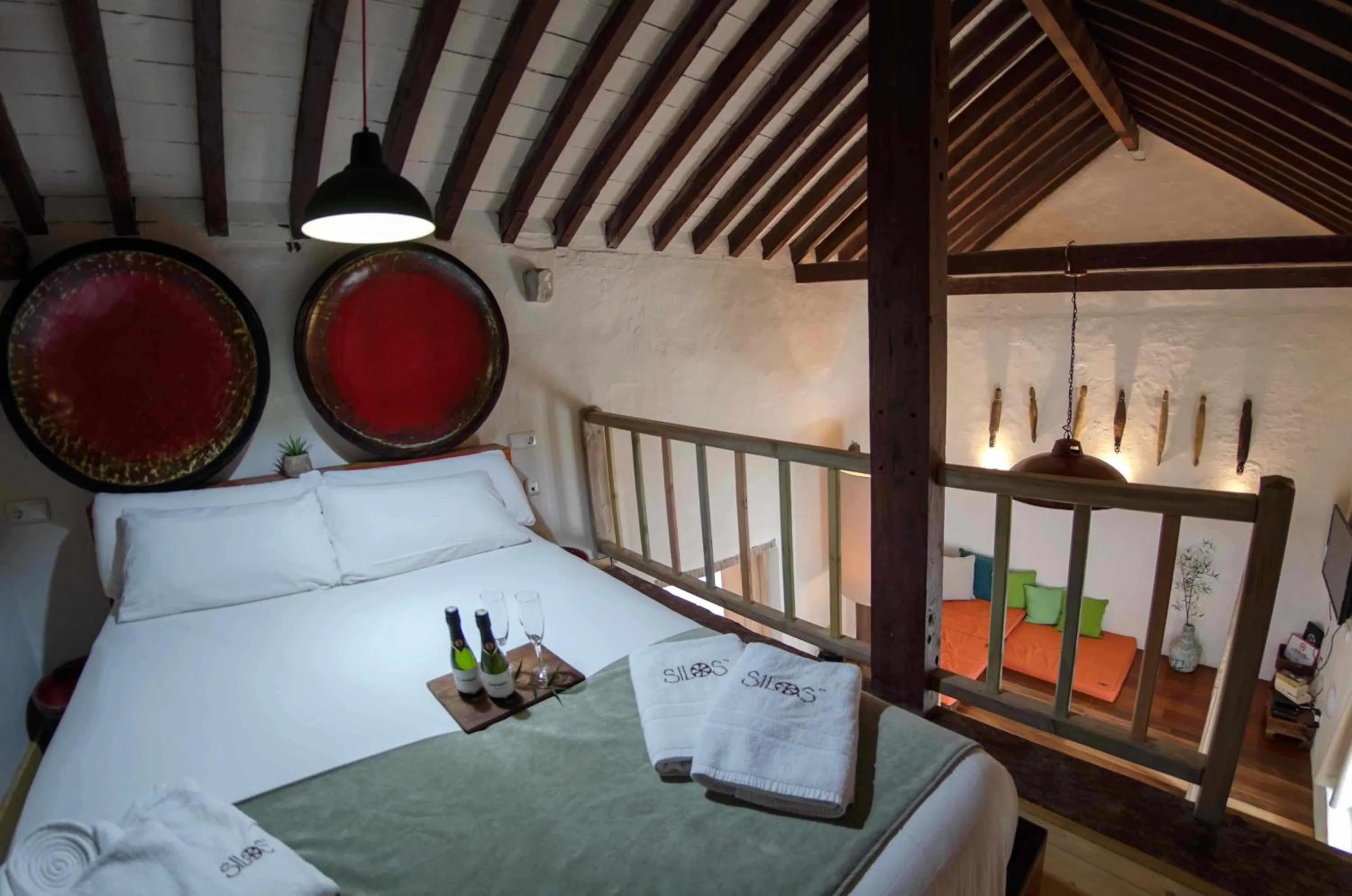 Bed in Silos19 Suites