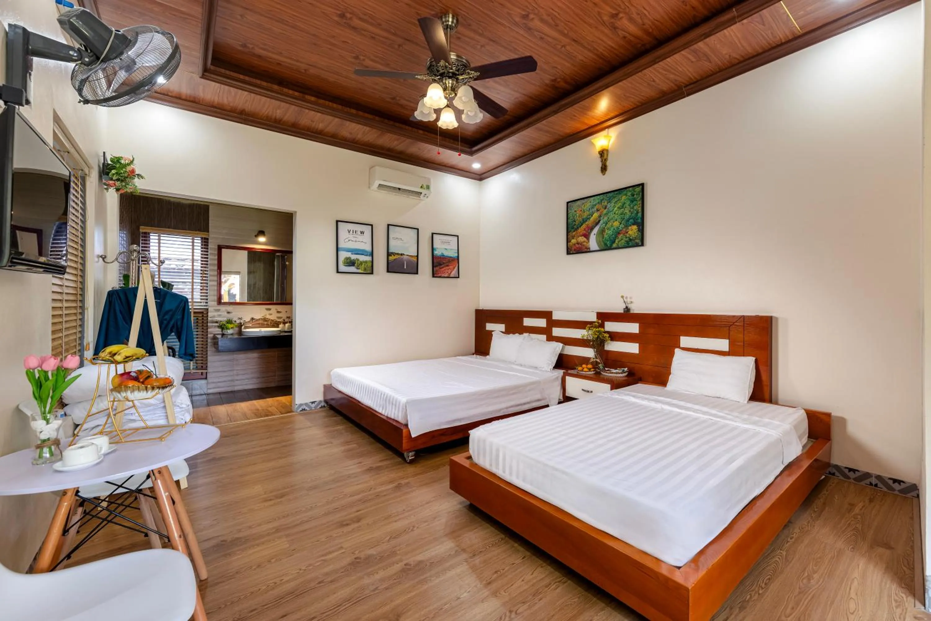 Bed in Tam Coc Friends Bungalow Ninh Bình