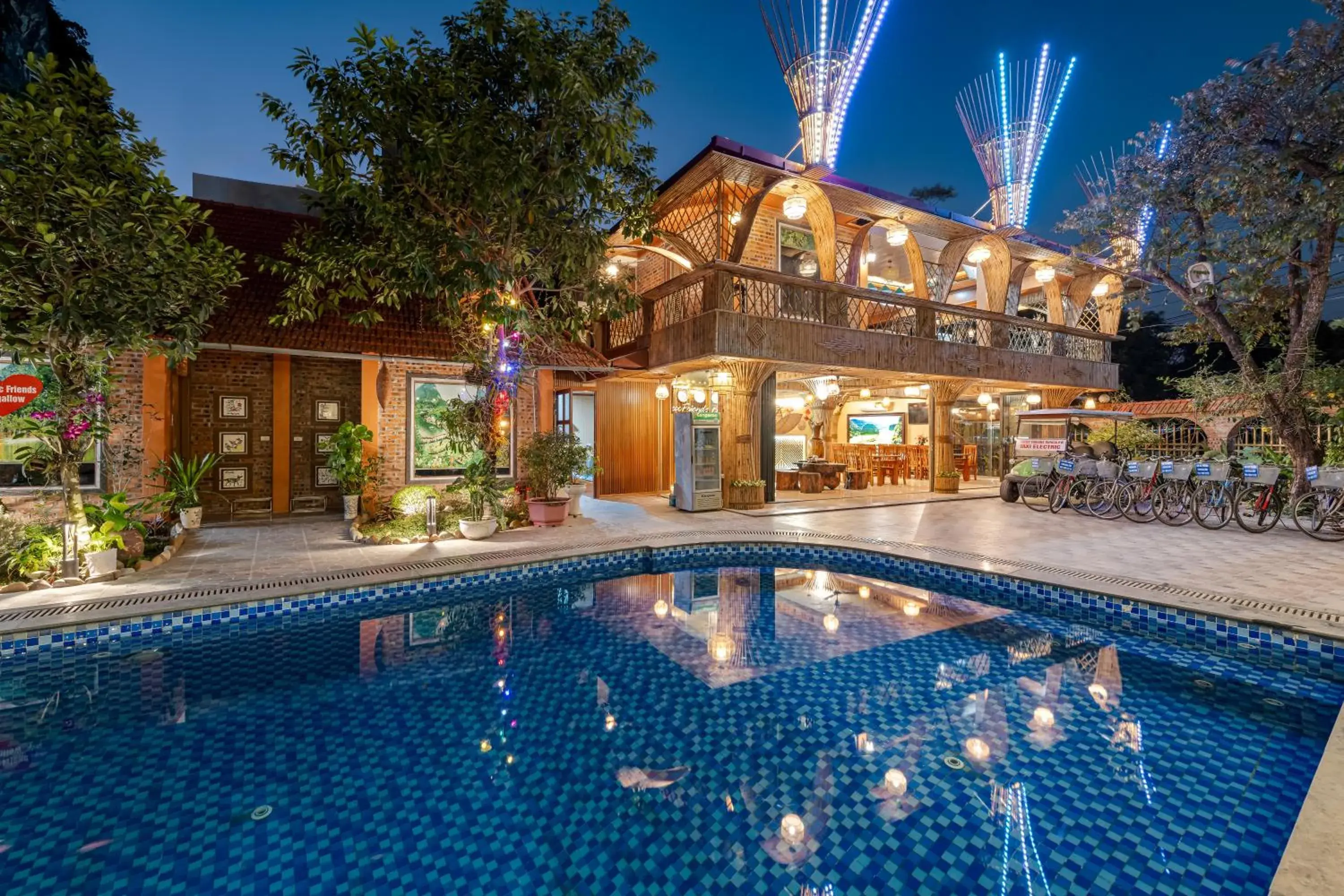 Property building in Tam Coc Friends Bungalow Ninh Bình Property building in Tam Coc Friends Bungalow Ninh Bình