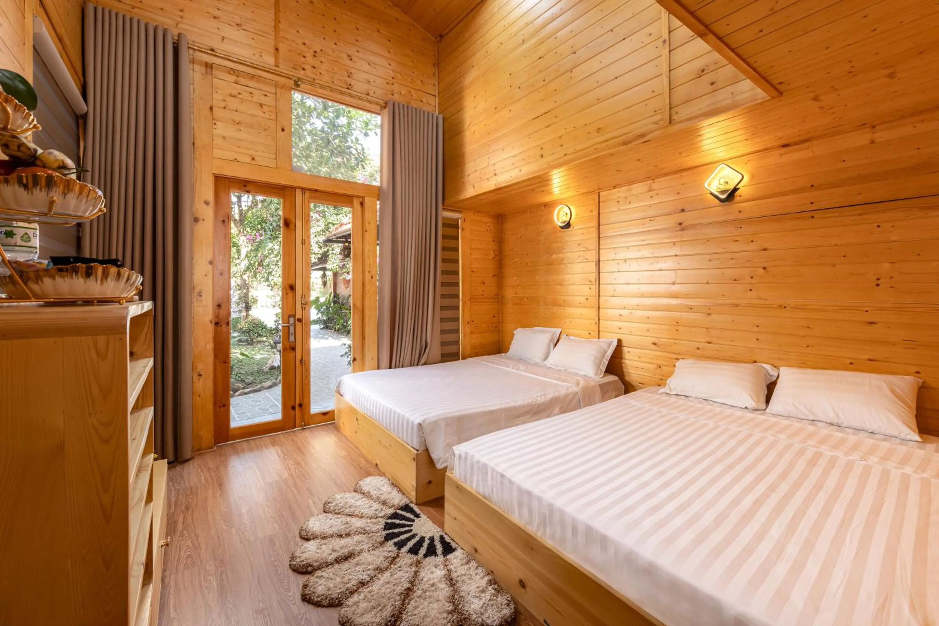 Bed in Tam Coc Friends Bungalow Ninh Bình