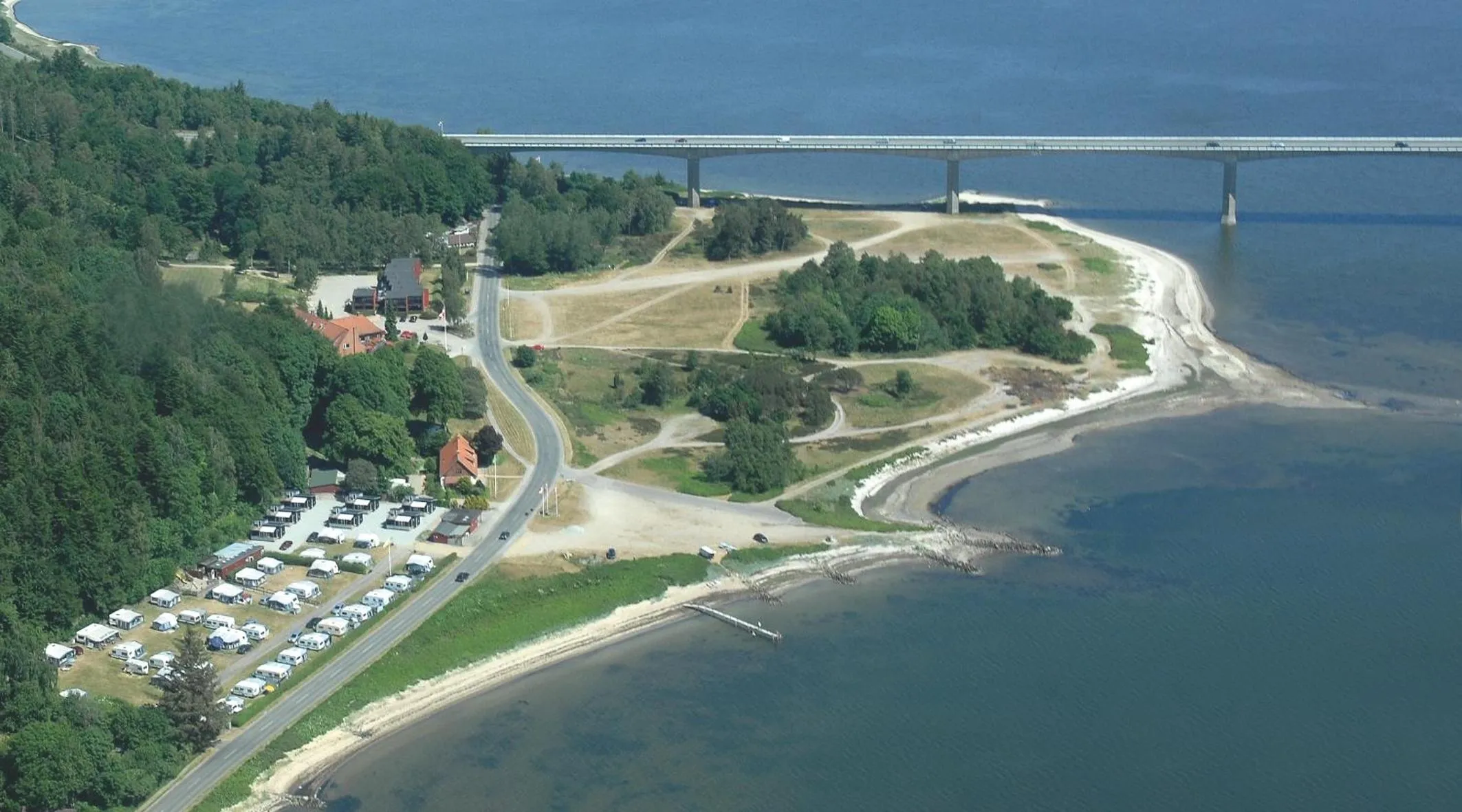 Bird's eye view in Sallingsund Færgekro