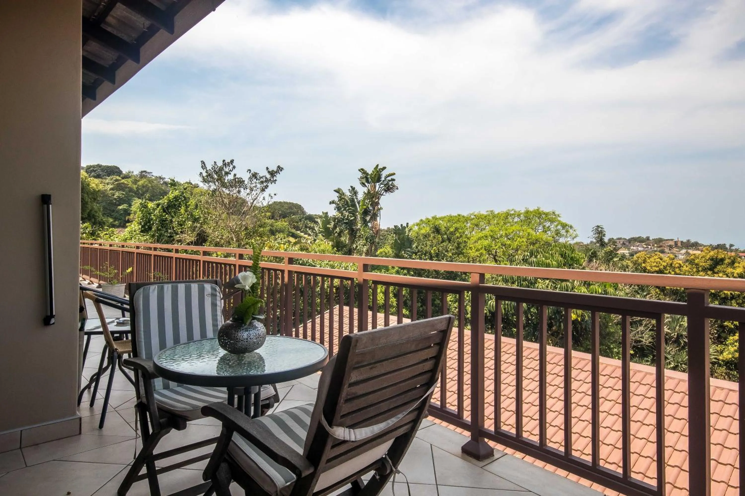 Garden view in La Lucia BnB