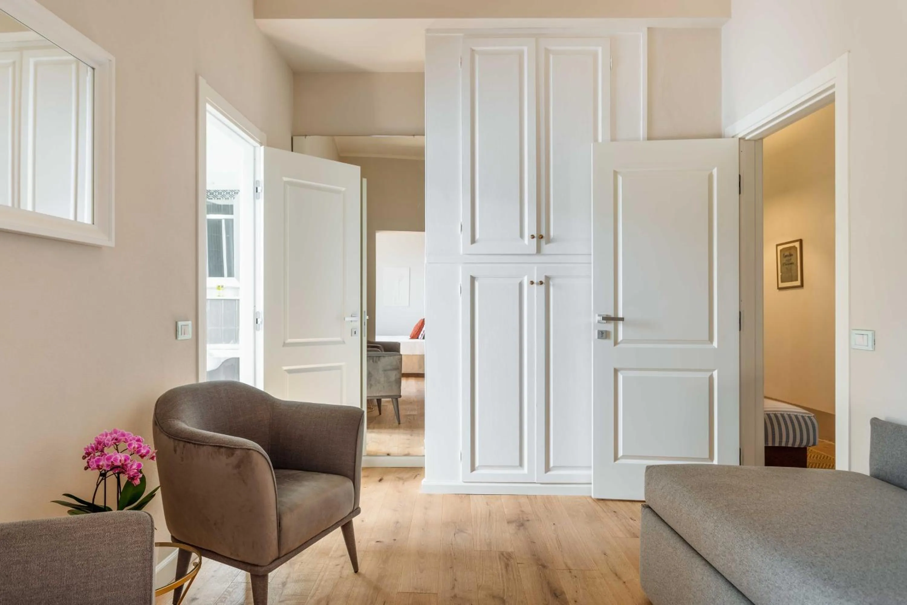 Living room in Villa Borgovecchio B&B