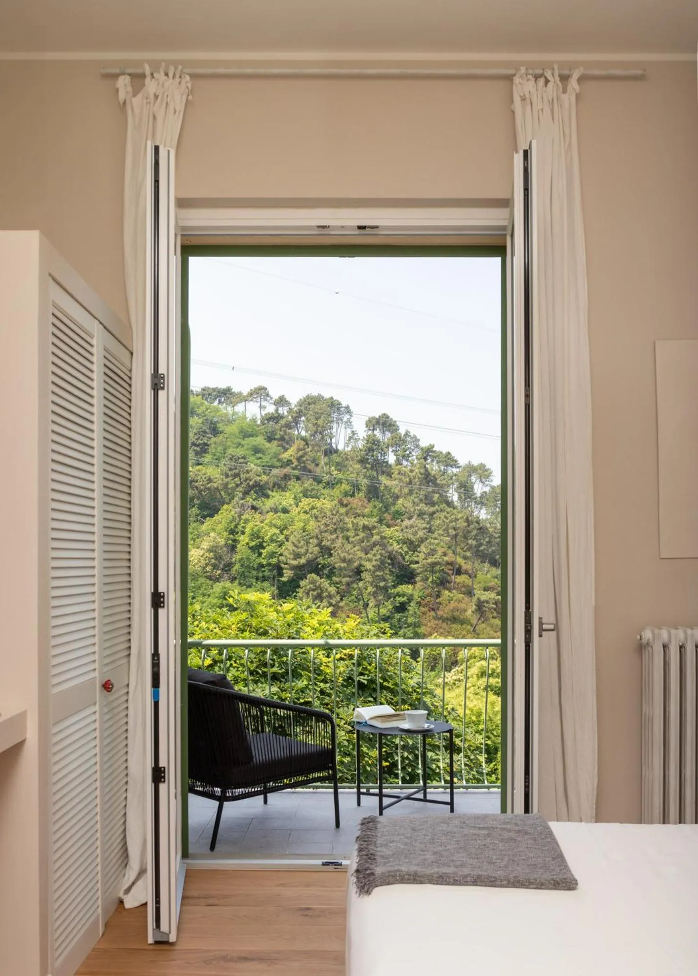 Balcony/Terrace, Bed in Villa Borgovecchio B&B