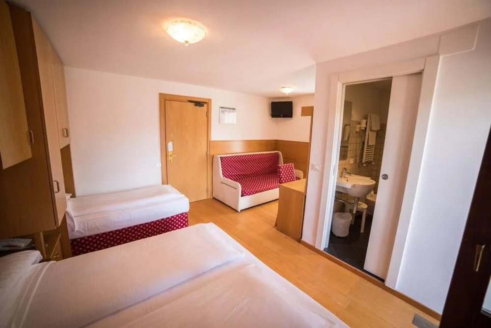 Bed in Hotel Due Spade