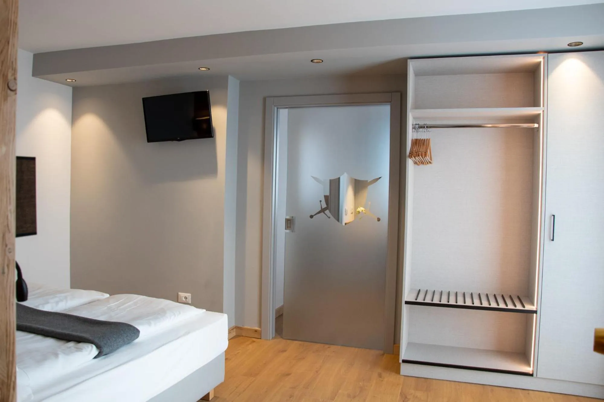 Bed in Hotel Due Spade