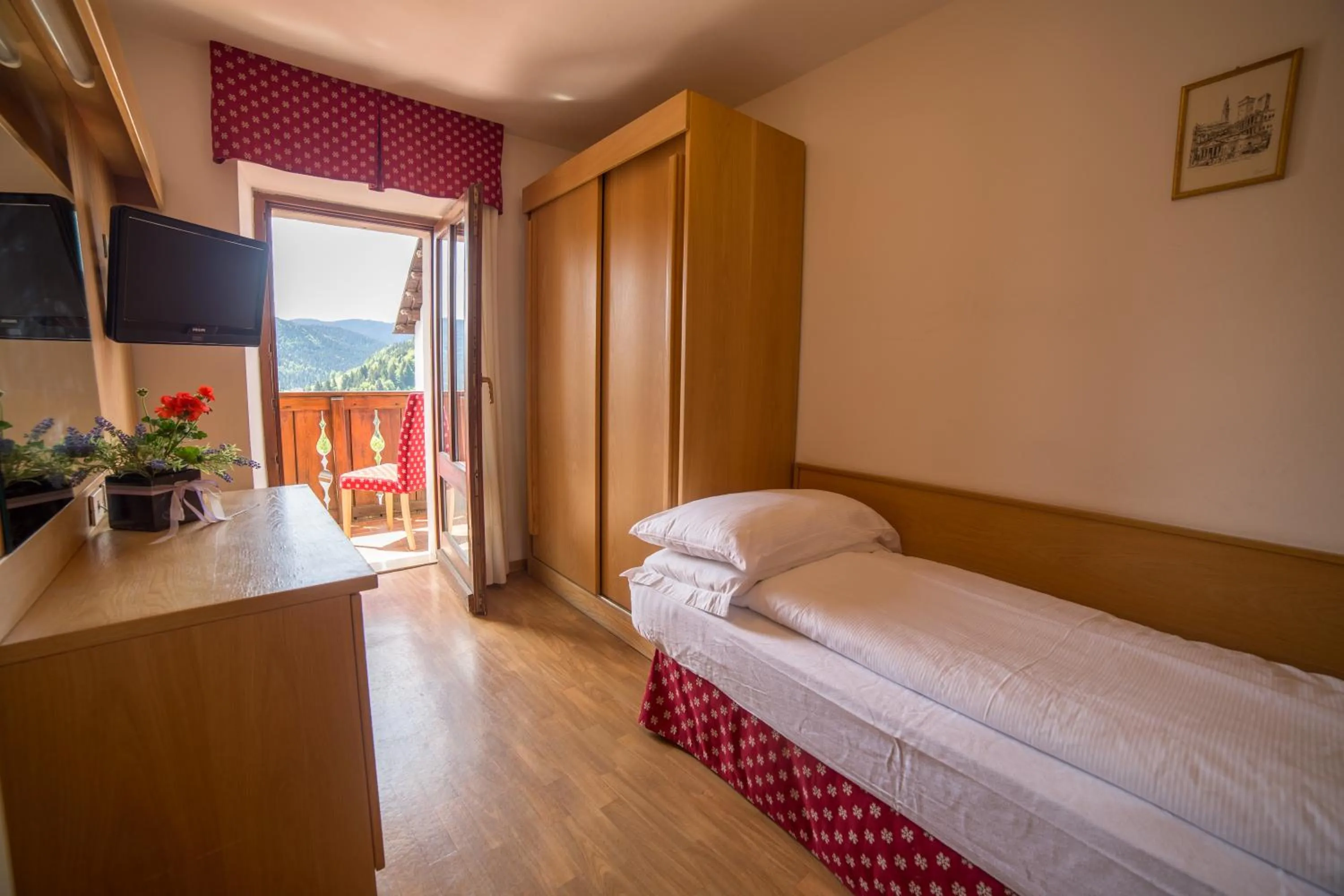 Bed in Hotel Due Spade