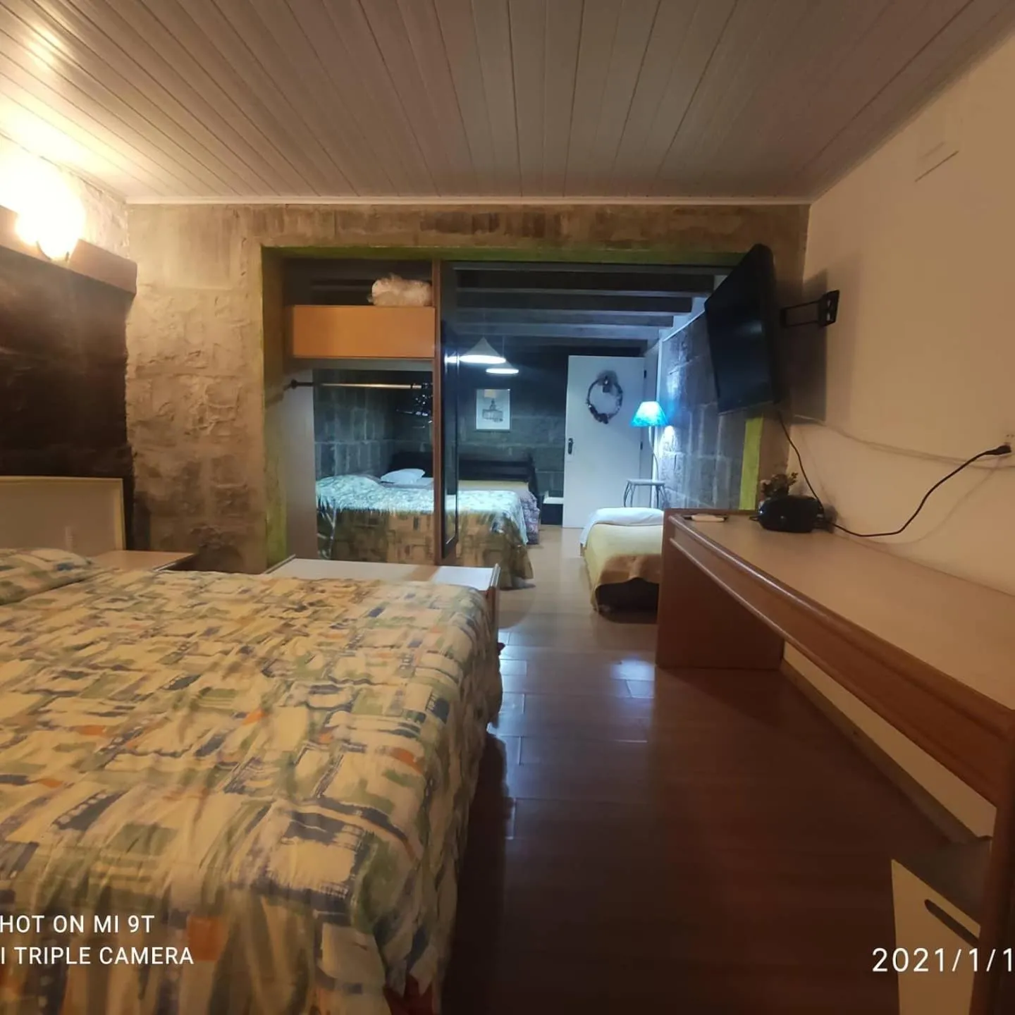 Bed in Pousada Gardenia Guest House